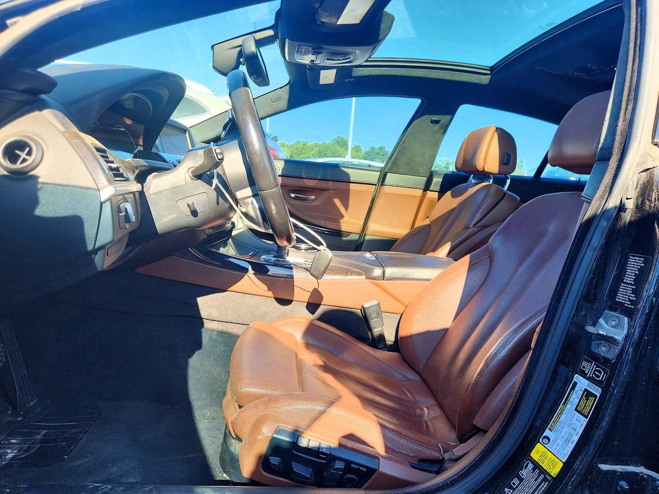2015 Bmw 640 Xi Gran Coupe Черный vin: WBA6B8C55FD453460