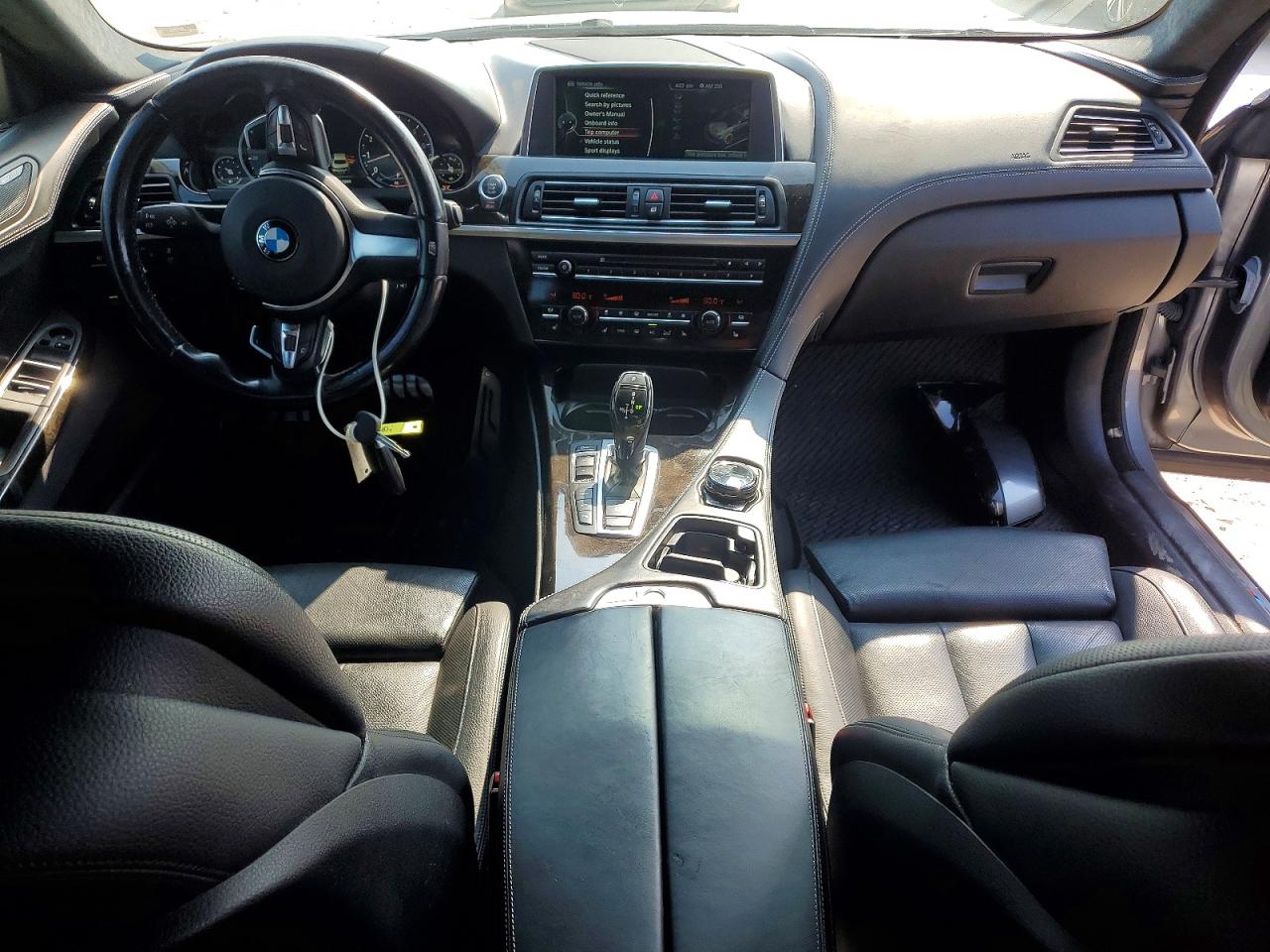 2015 Bmw 640 Xi Gran Coupe Silver vin: WBA6B8C55FD453832