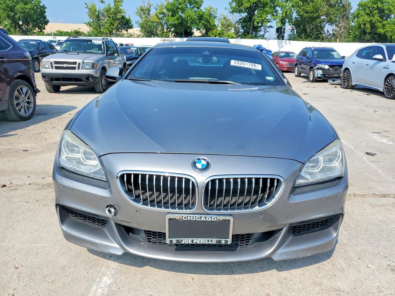 2015 Bmw 640 Xi Gran Coupe Silver vin: WBA6B8C55FD453832
