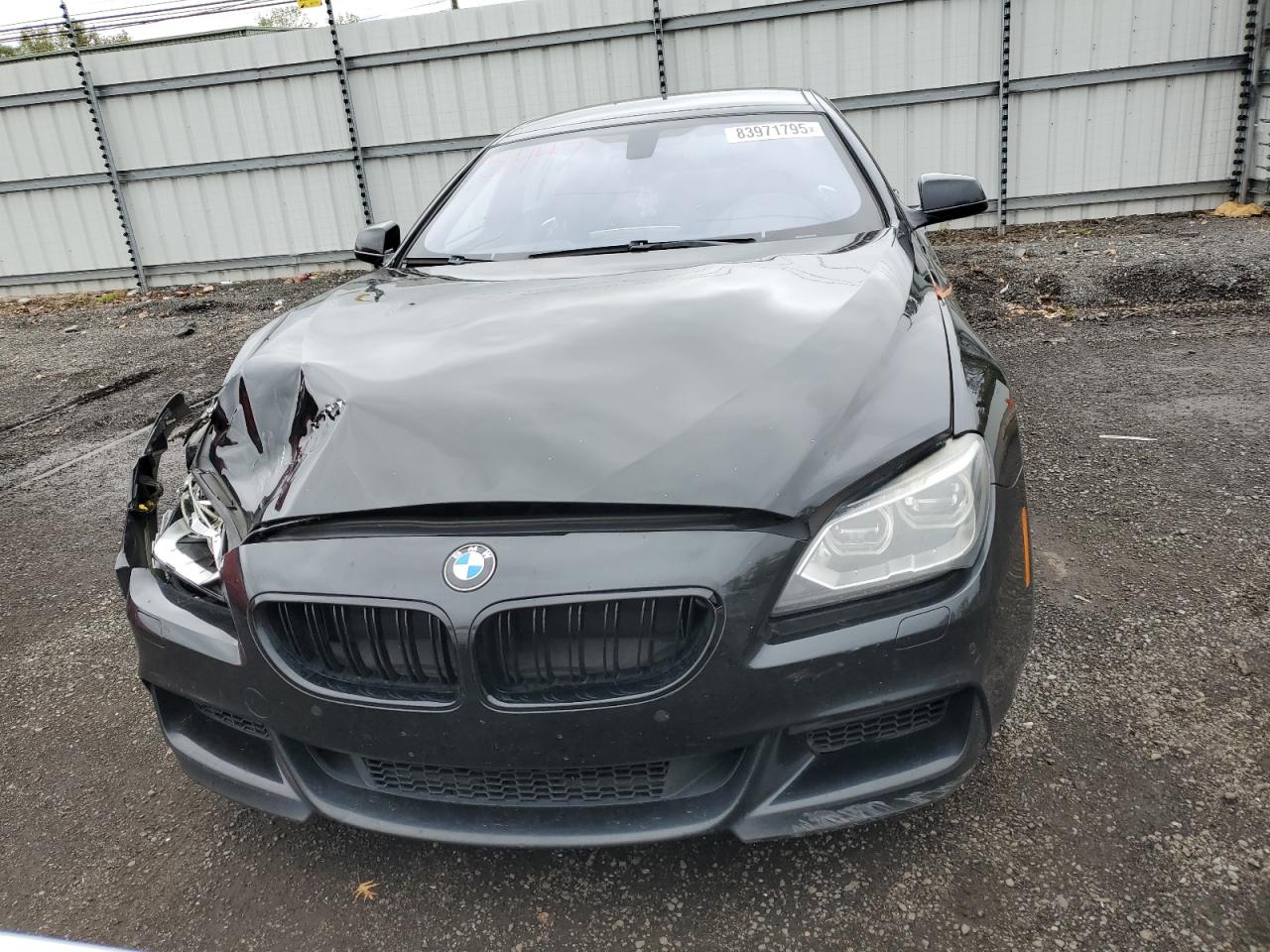 2014 Bmw 640 Xi Gran Coupe Black vin: WBA6B8C56ED452784