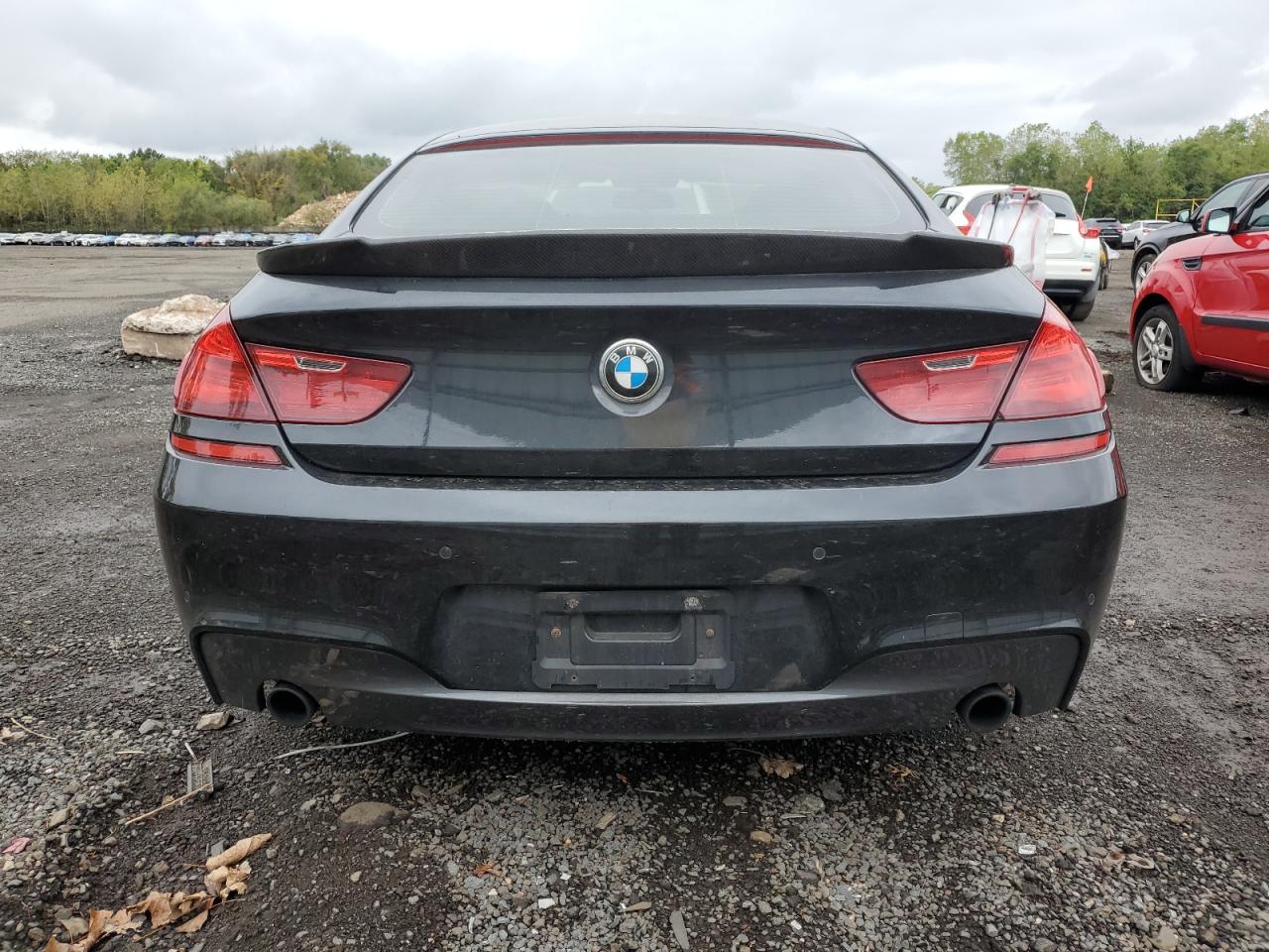 2014 Bmw 640 Xi Gran Coupe Black vin: WBA6B8C56ED452784