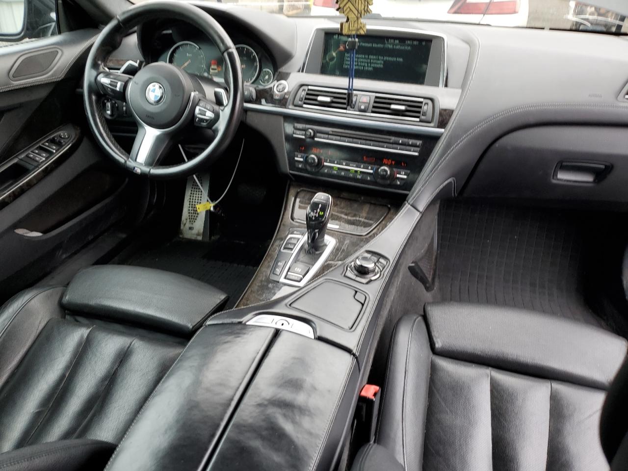 2014 Bmw 640 Xi Gran Coupe Black vin: WBA6B8C56ED452784