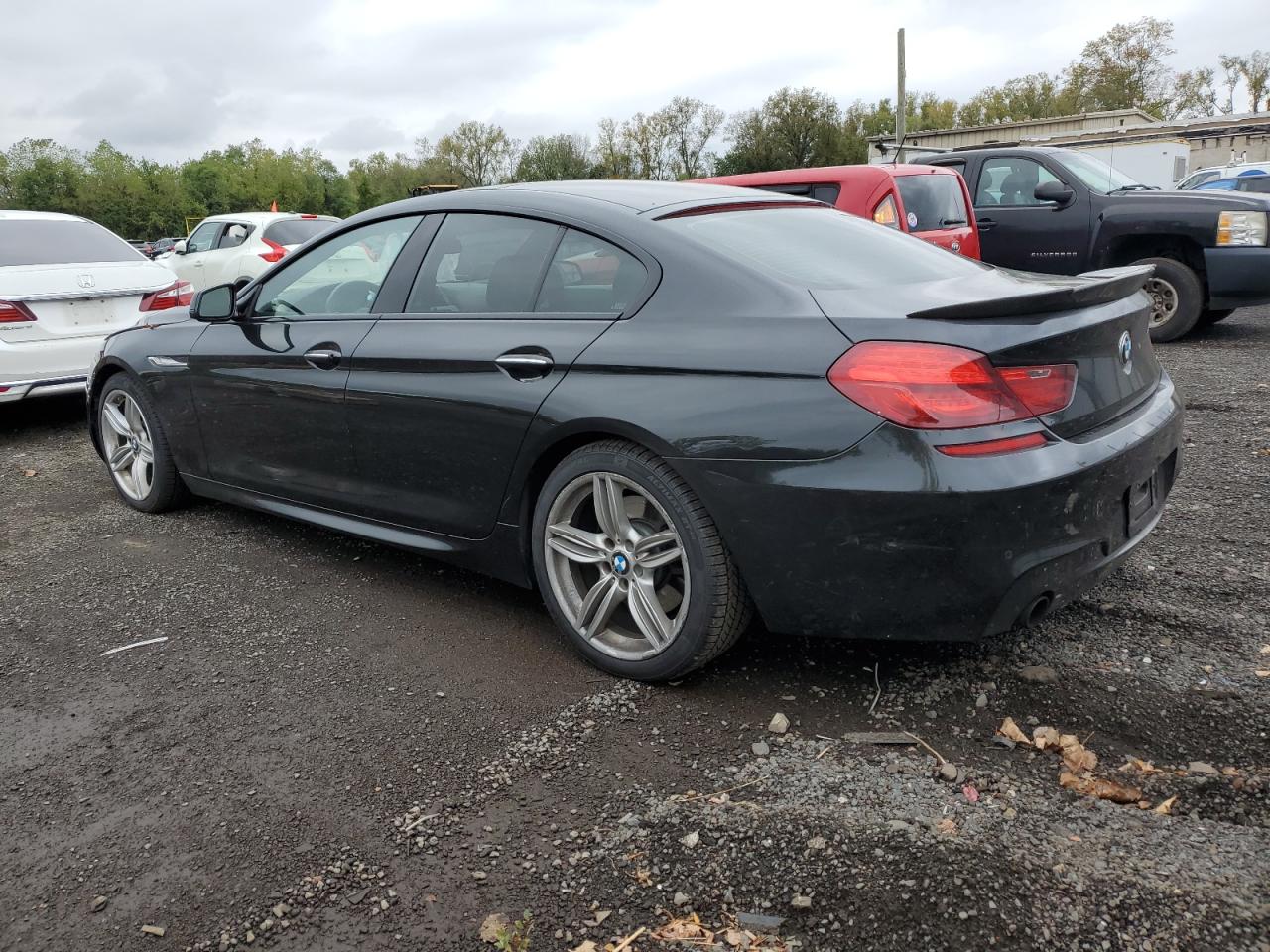 2014 Bmw 640 Xi Gran Coupe Black vin: WBA6B8C56ED452784