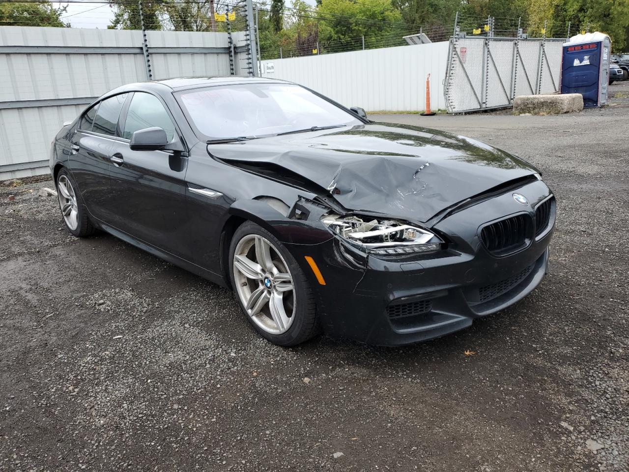 2014 Bmw 640 Xi Gran Coupe Black vin: WBA6B8C56ED452784
