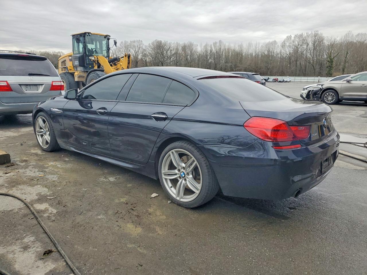 2014 Bmw 640 Xi Gran Coupe Blue vin: WBA6B8C56ED452848