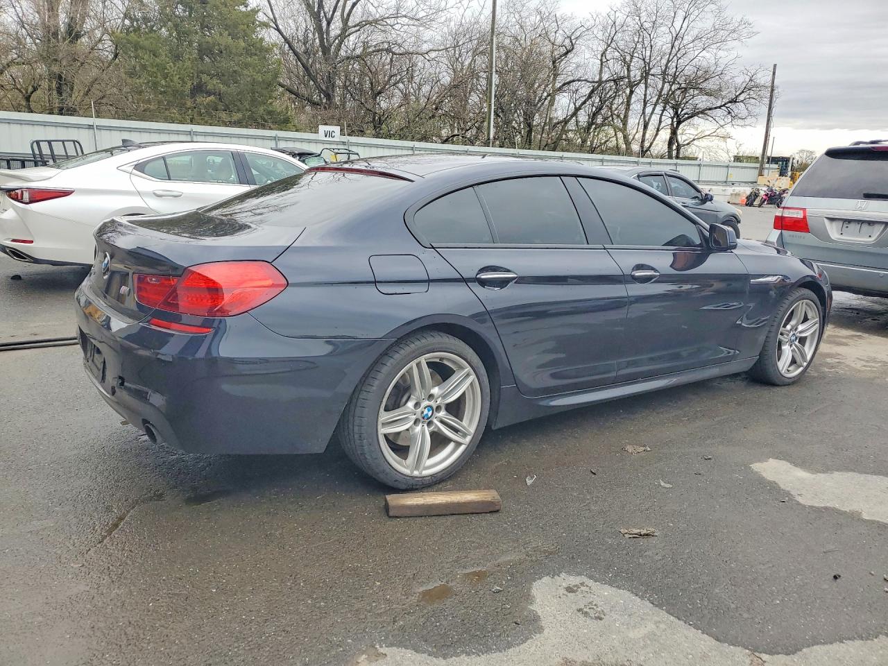 2014 Bmw 640 Xi Gran Coupe Blue vin: WBA6B8C56ED452848