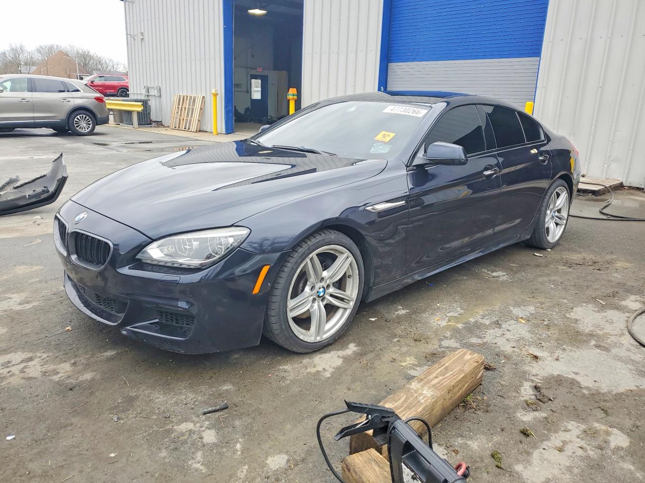 2014 Bmw 640 Xi Gran Coupe Blue vin: WBA6B8C56ED452848