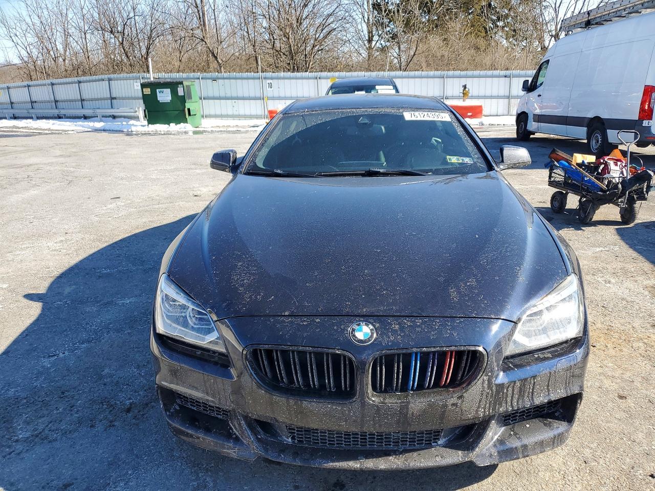2014 Bmw 640 Xi Gran Coupe Blue vin: WBA6B8C56ED452882