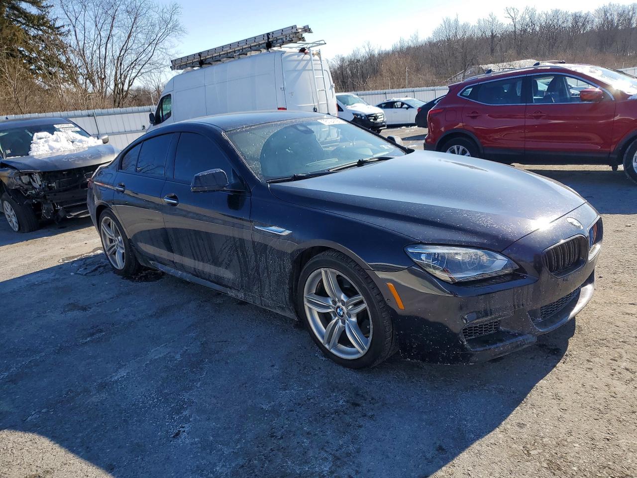 2014 Bmw 640 Xi Gran Coupe Blue vin: WBA6B8C56ED452882
