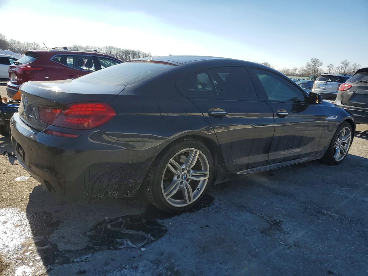 2014 Bmw 640 Xi Gran Coupe Blue vin: WBA6B8C56ED452882