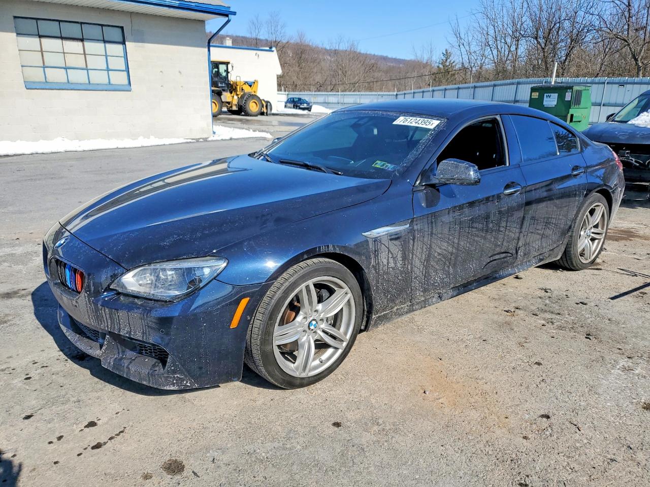 2014 Bmw 640 Xi Gran Coupe Blue vin: WBA6B8C56ED452882