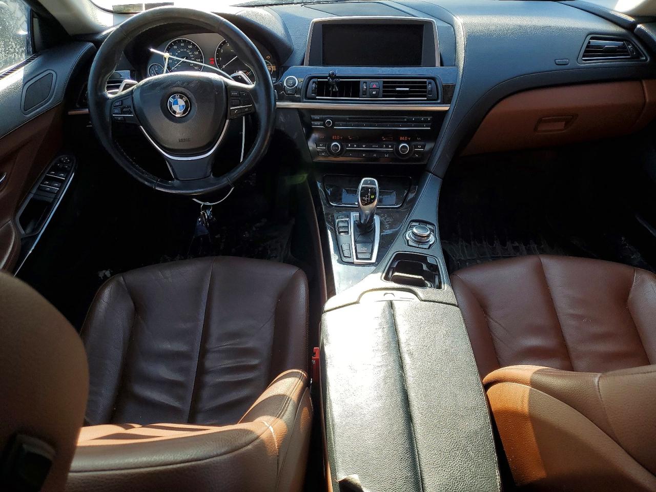 2014 Bmw 640 Xi Gran Coupe Black vin: WBA6B8C56EDZ72452