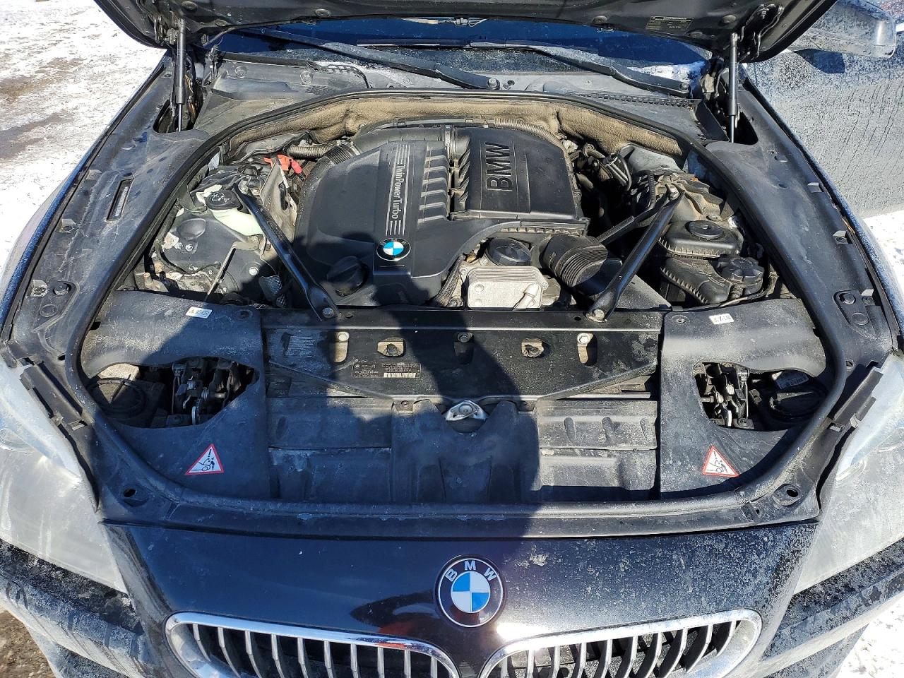 2014 Bmw 640 Xi Gran Coupe Black vin: WBA6B8C56EDZ72452
