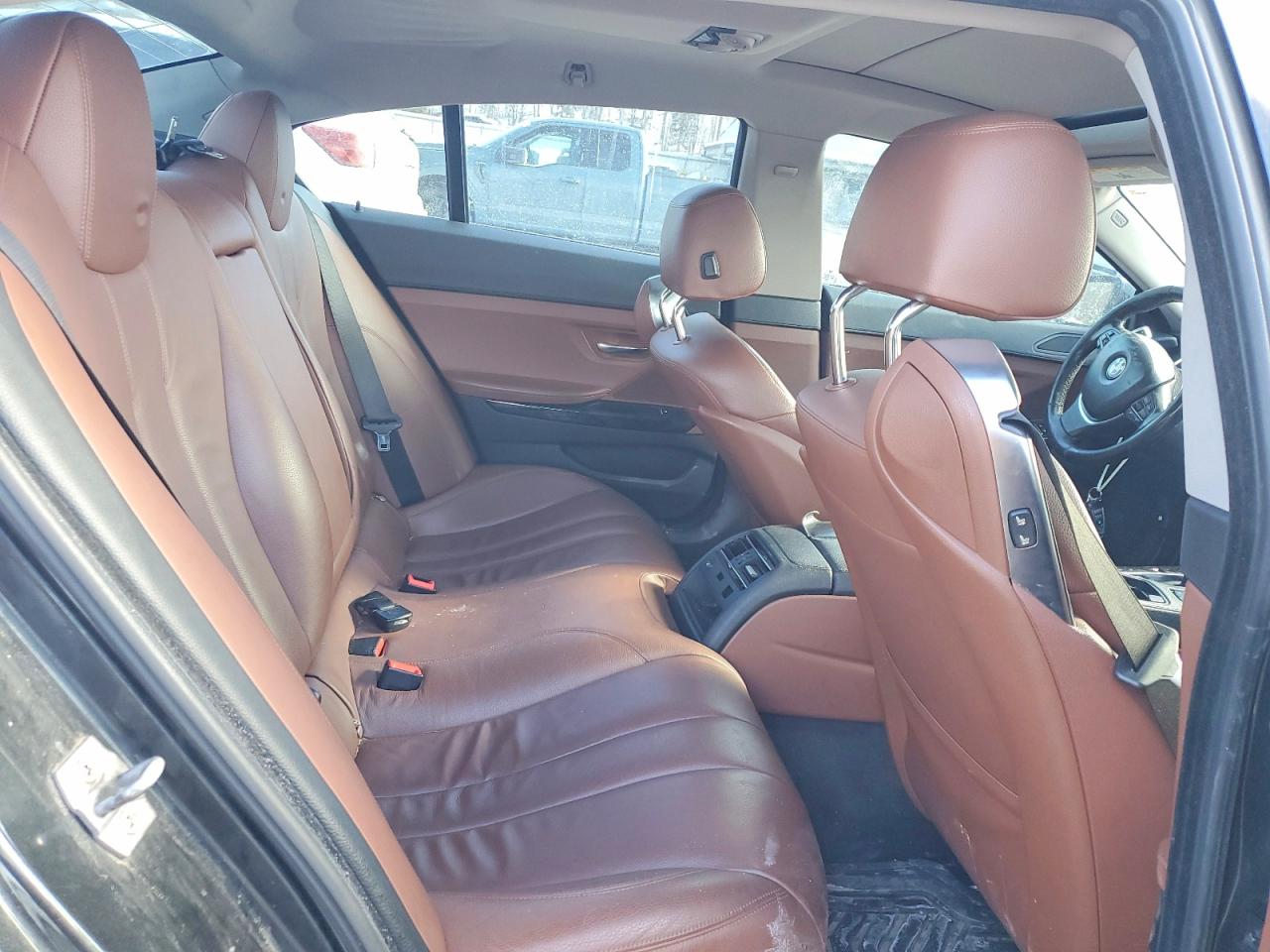 2014 Bmw 640 Xi Gran Coupe Black vin: WBA6B8C56EDZ72452