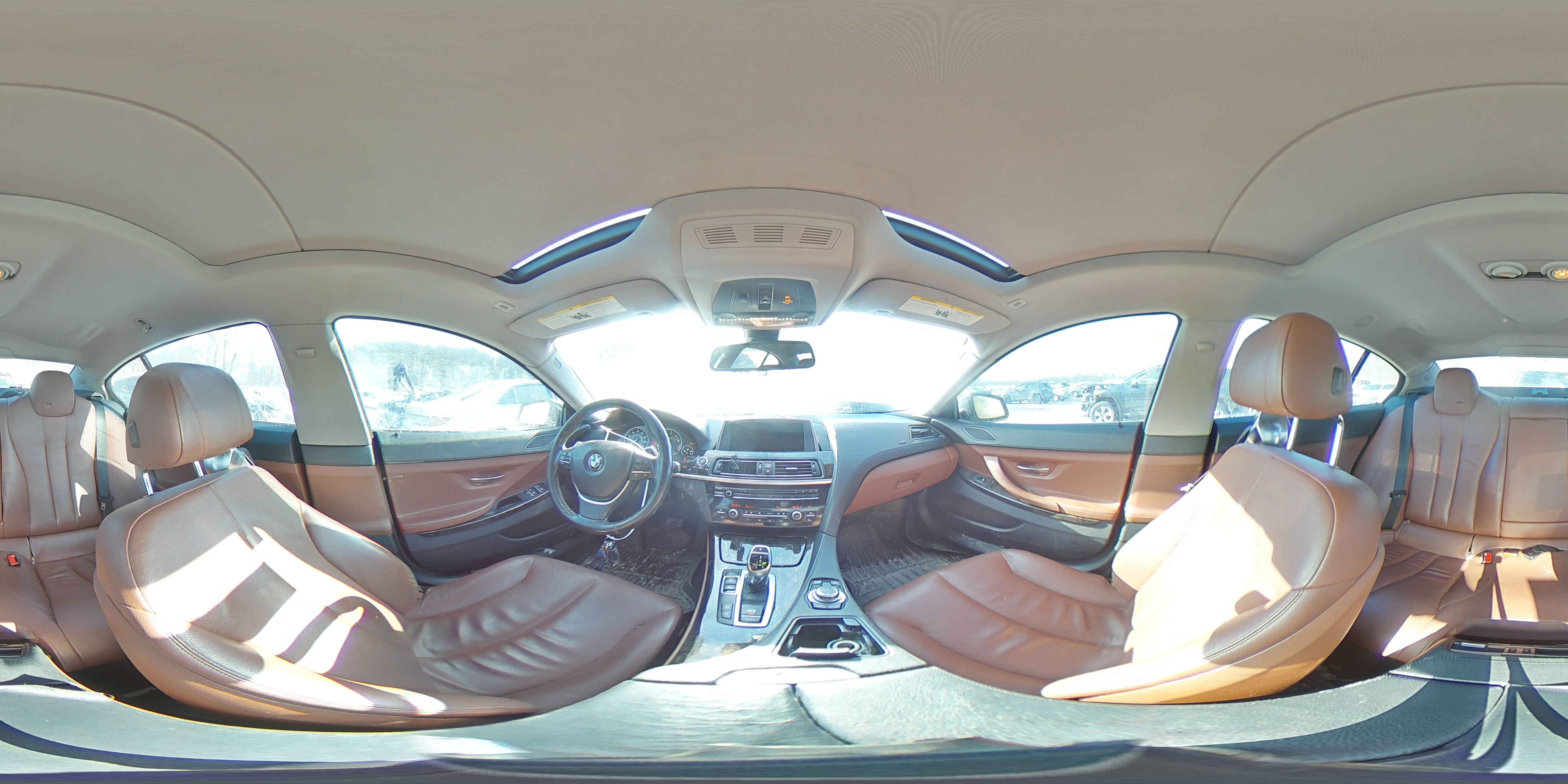 2014 Bmw 640 Xi Gran Coupe Black vin: WBA6B8C56EDZ72452