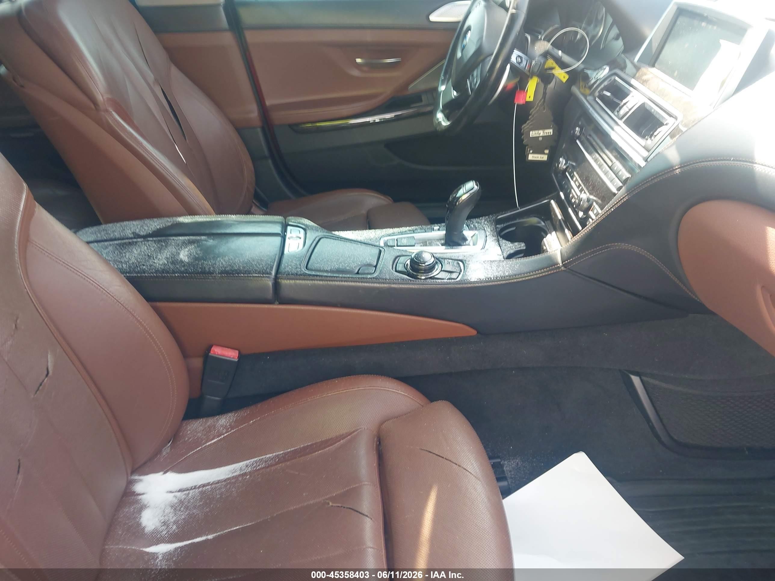 2014 Bmw 640i Gran Coupe Xdrive Red vin: WBA6B8C56EDZ72578