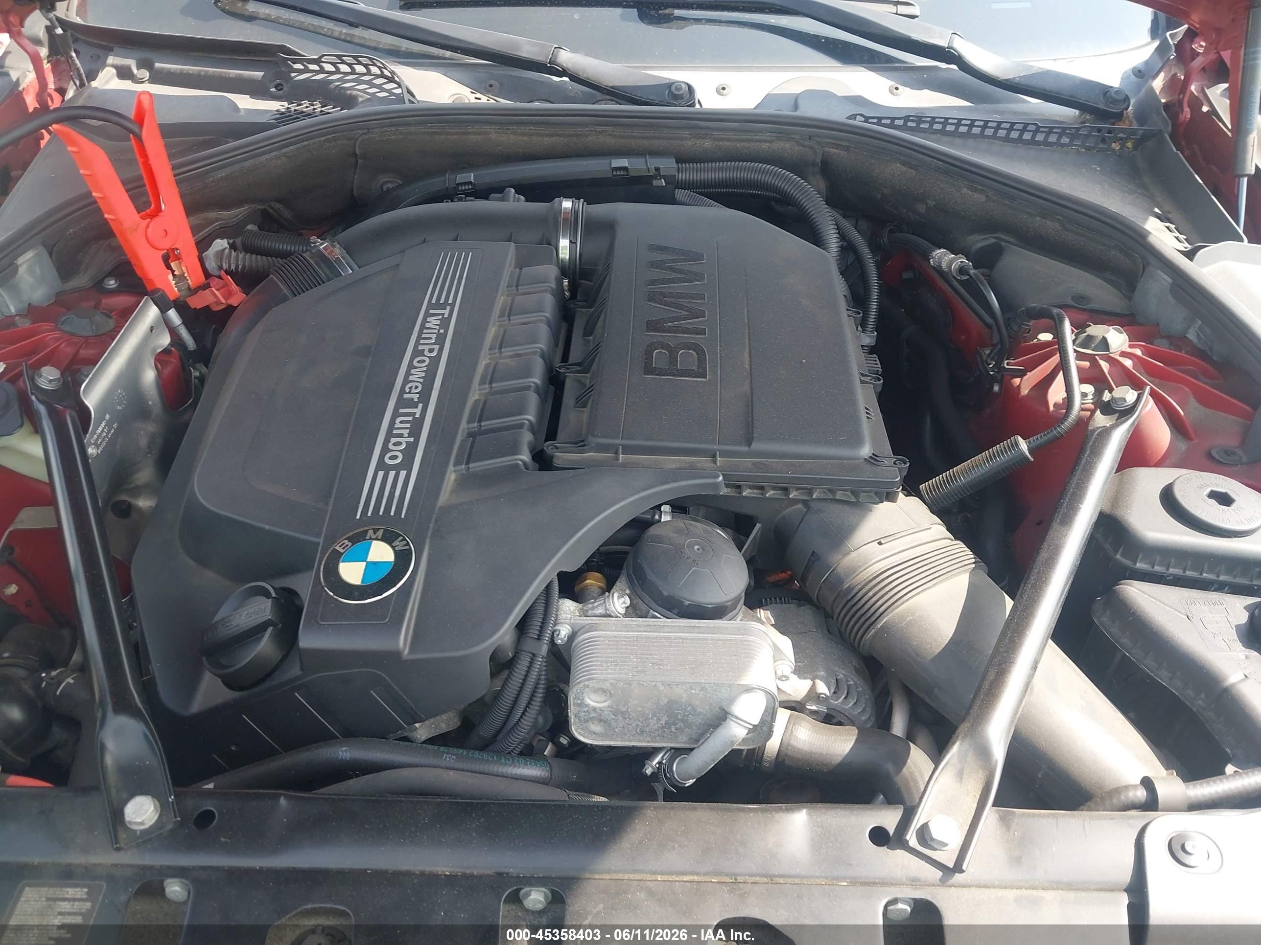 2014 Bmw 640i Gran Coupe Xdrive Red vin: WBA6B8C56EDZ72578