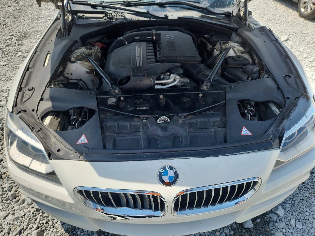 2014 Bmw 640 Xi Gran Coupe White vin: WBA6B8C57ED452843