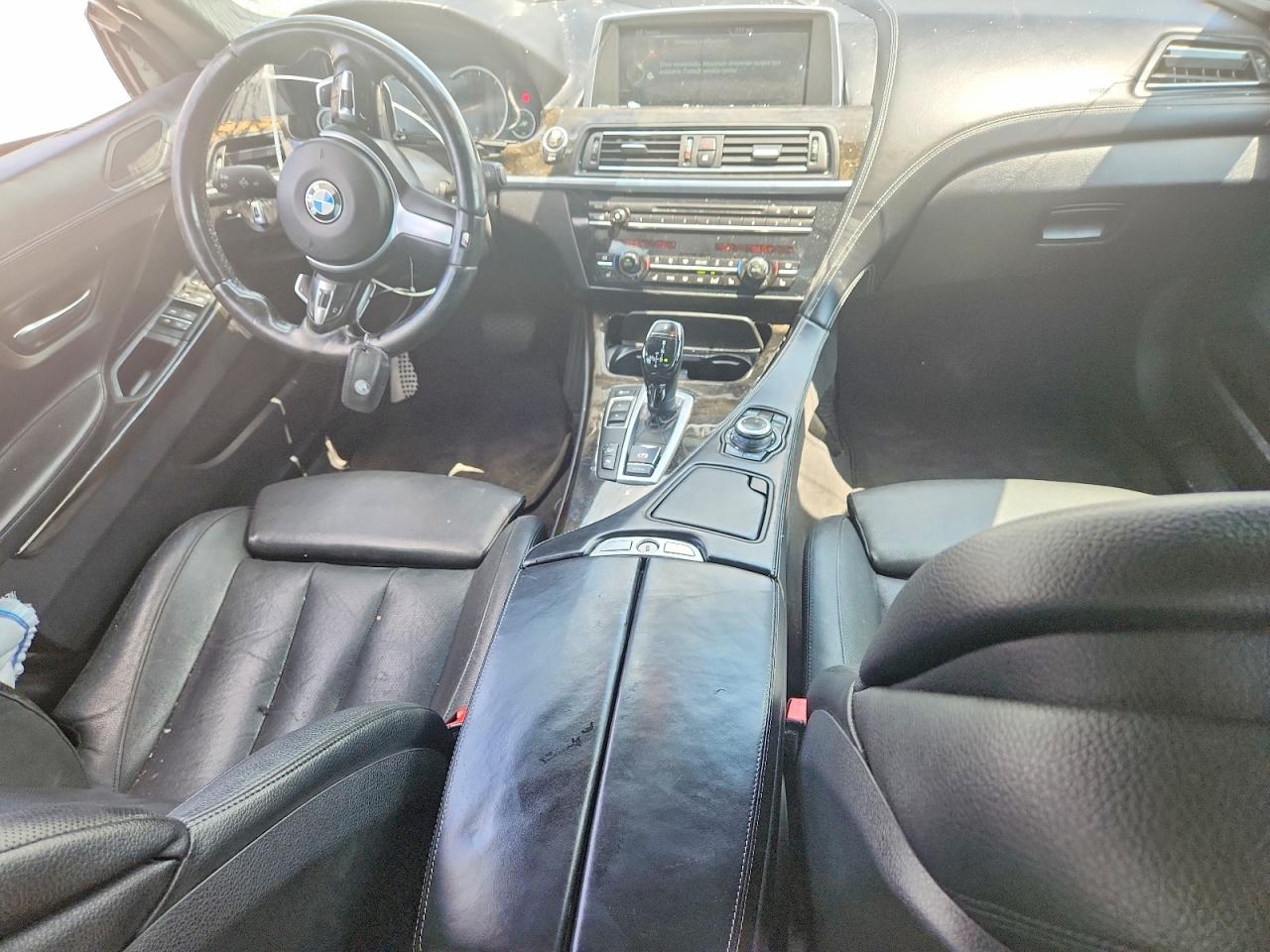 2014 Bmw 640 Xi Gran Coupe White vin: WBA6B8C57ED452843