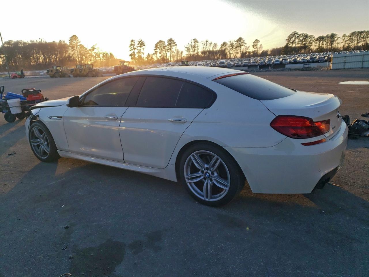 2014 Bmw 640 Xi Gran Coupe White vin: WBA6B8C57EDZ72671