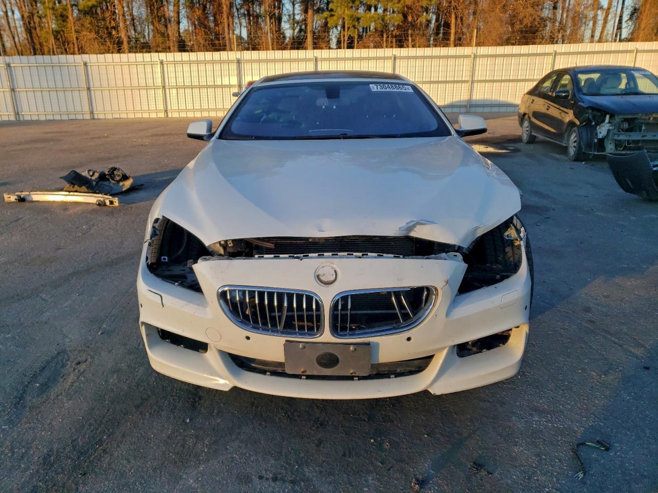 2014 Bmw 640 Xi Gran Coupe White vin: WBA6B8C57EDZ72671