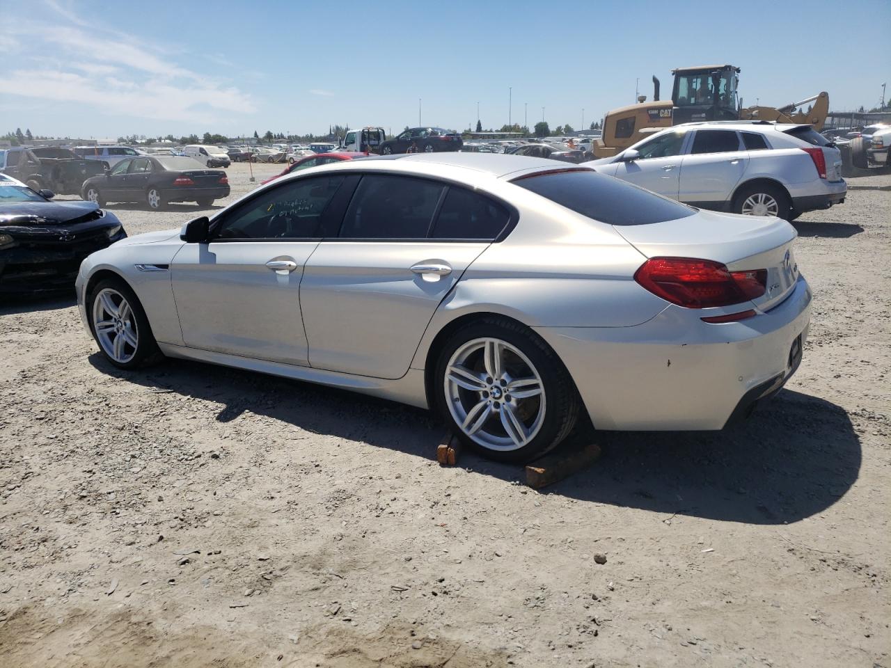 2014 Bmw 640 Xi Gran Coupe   Silver vin: WBA6B8C57EDZ72685