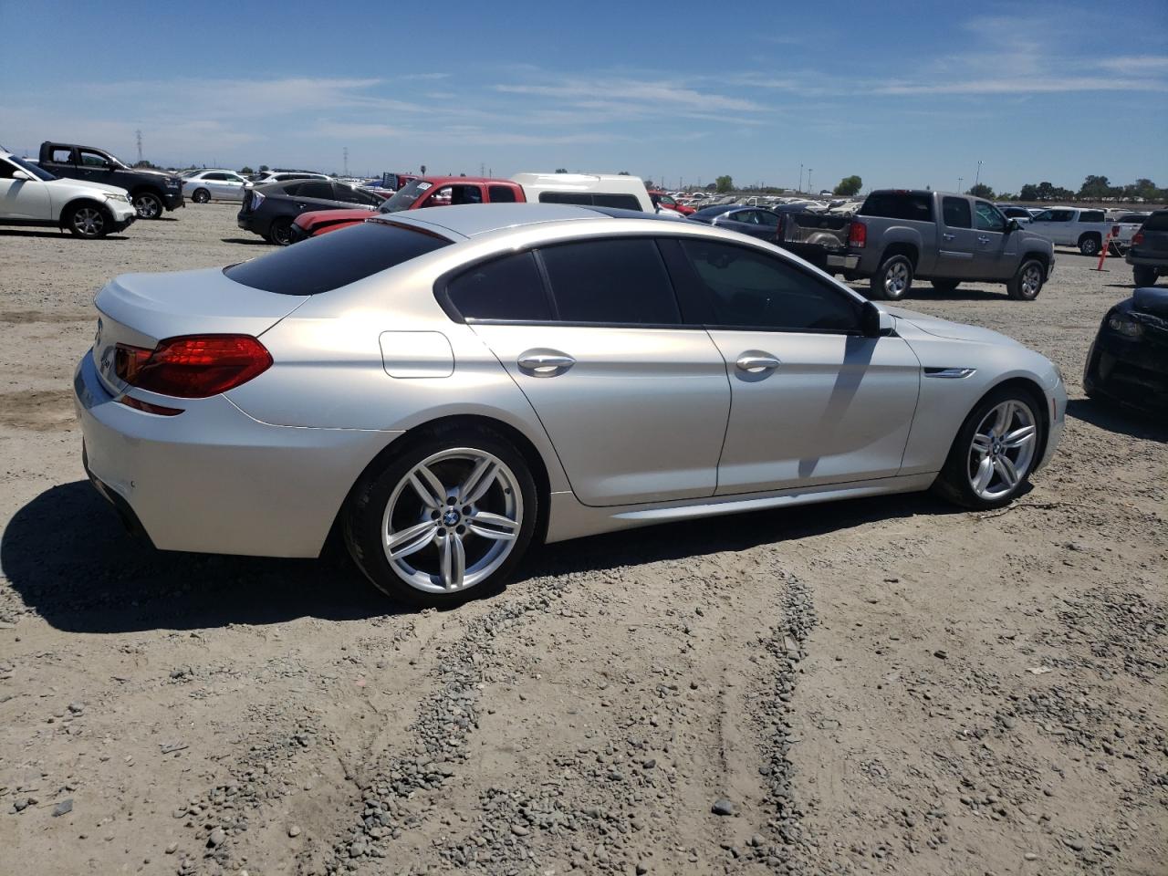 2014 Bmw 640 Xi Gran Coupe   Silver vin: WBA6B8C57EDZ72685