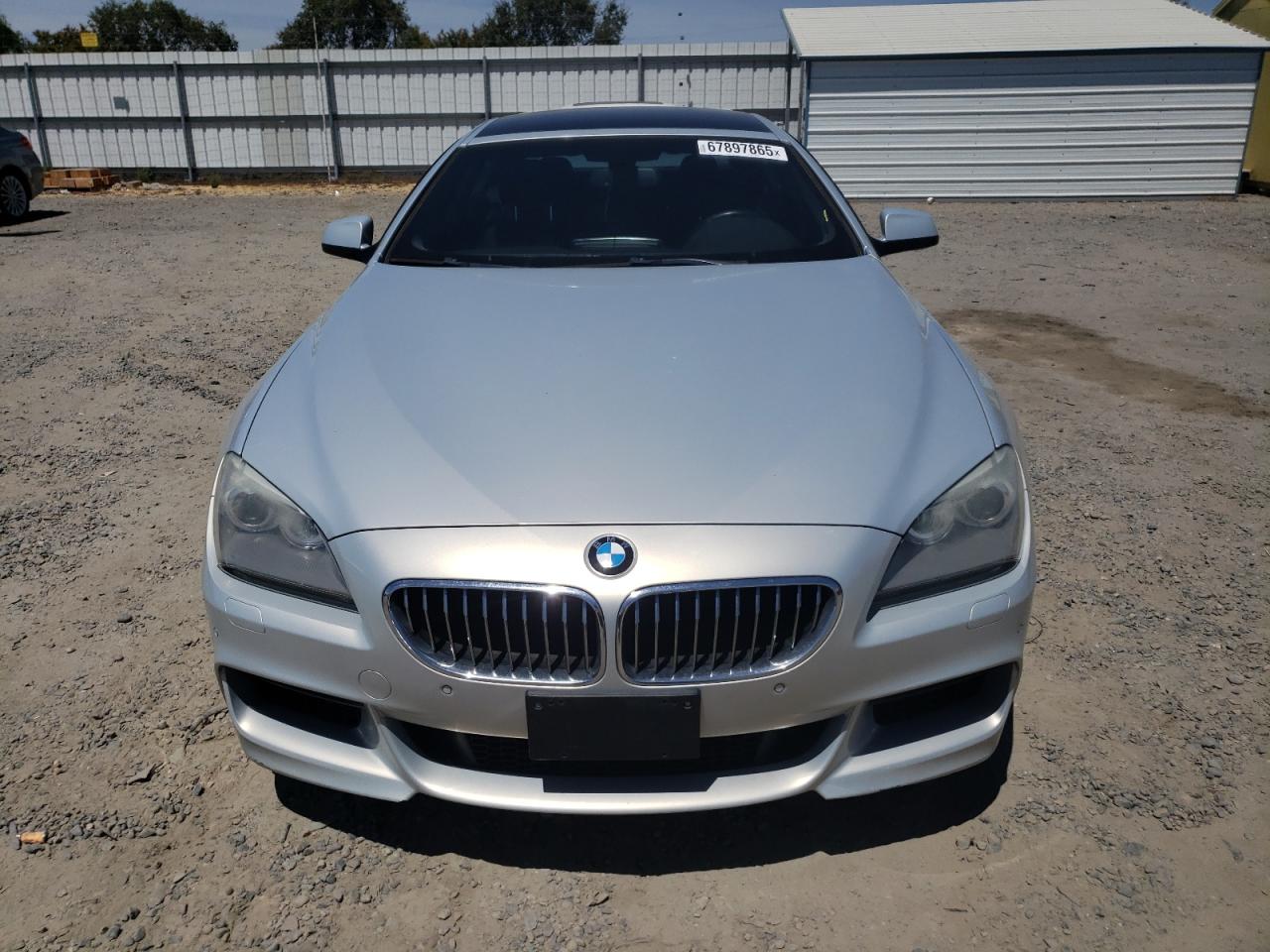 2014 Bmw 640 Xi Gran Coupe   Silver vin: WBA6B8C57EDZ72685