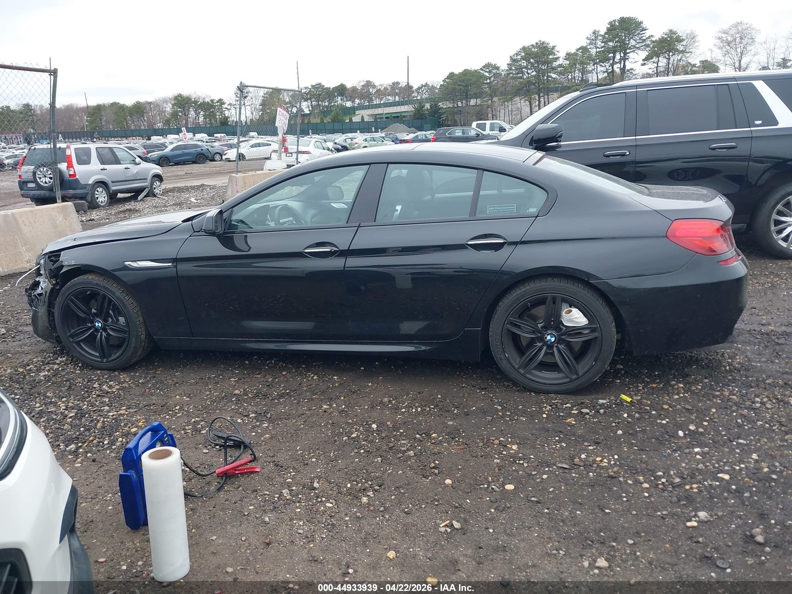 2014 Bmw 640i Gran Coupe Xdrive Black vin: WBA6B8C58ED452804