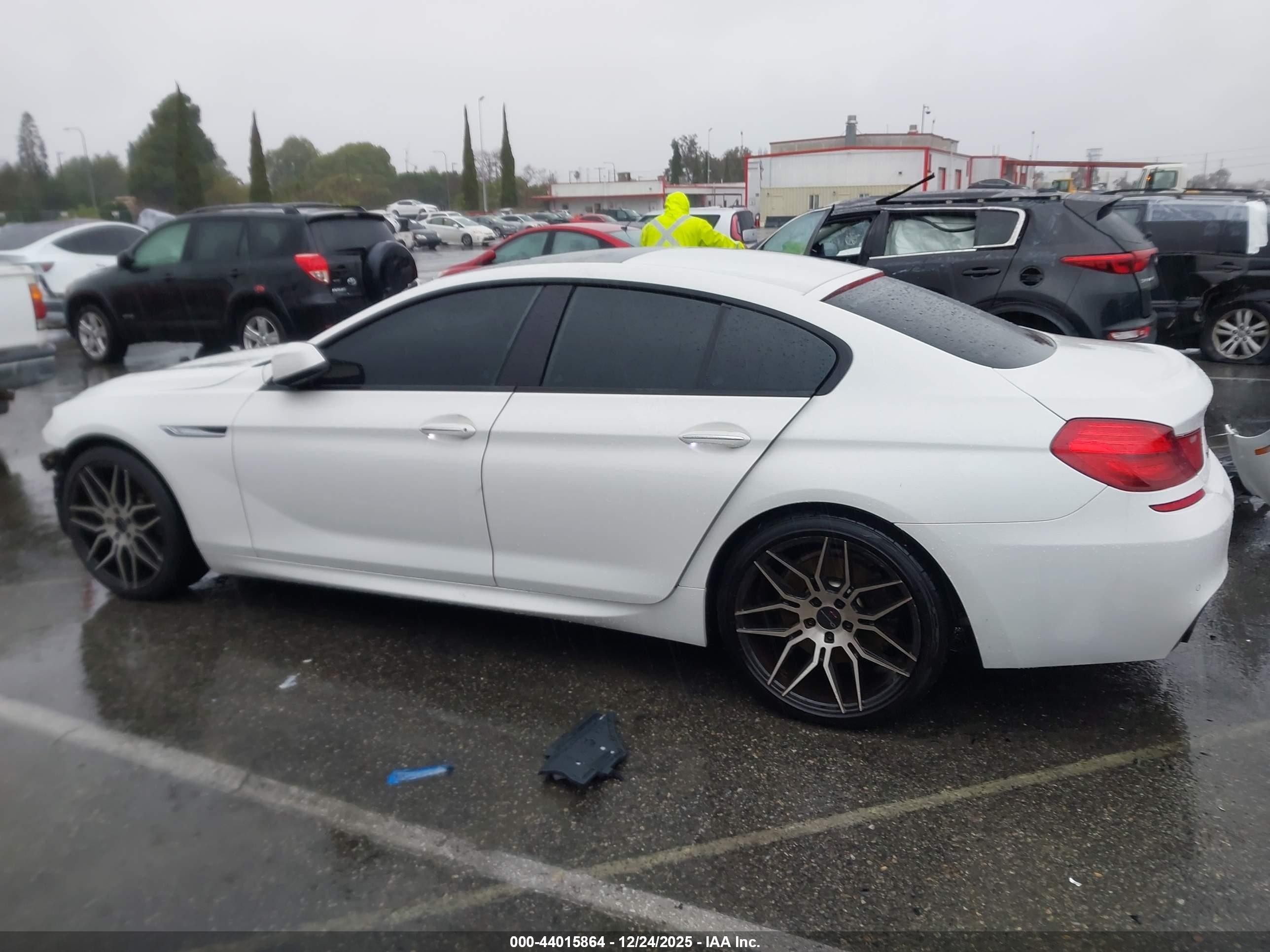 2014 Bmw 640i Gran Coupe Xdrive Белый vin: WBA6B8C58EDZ72419