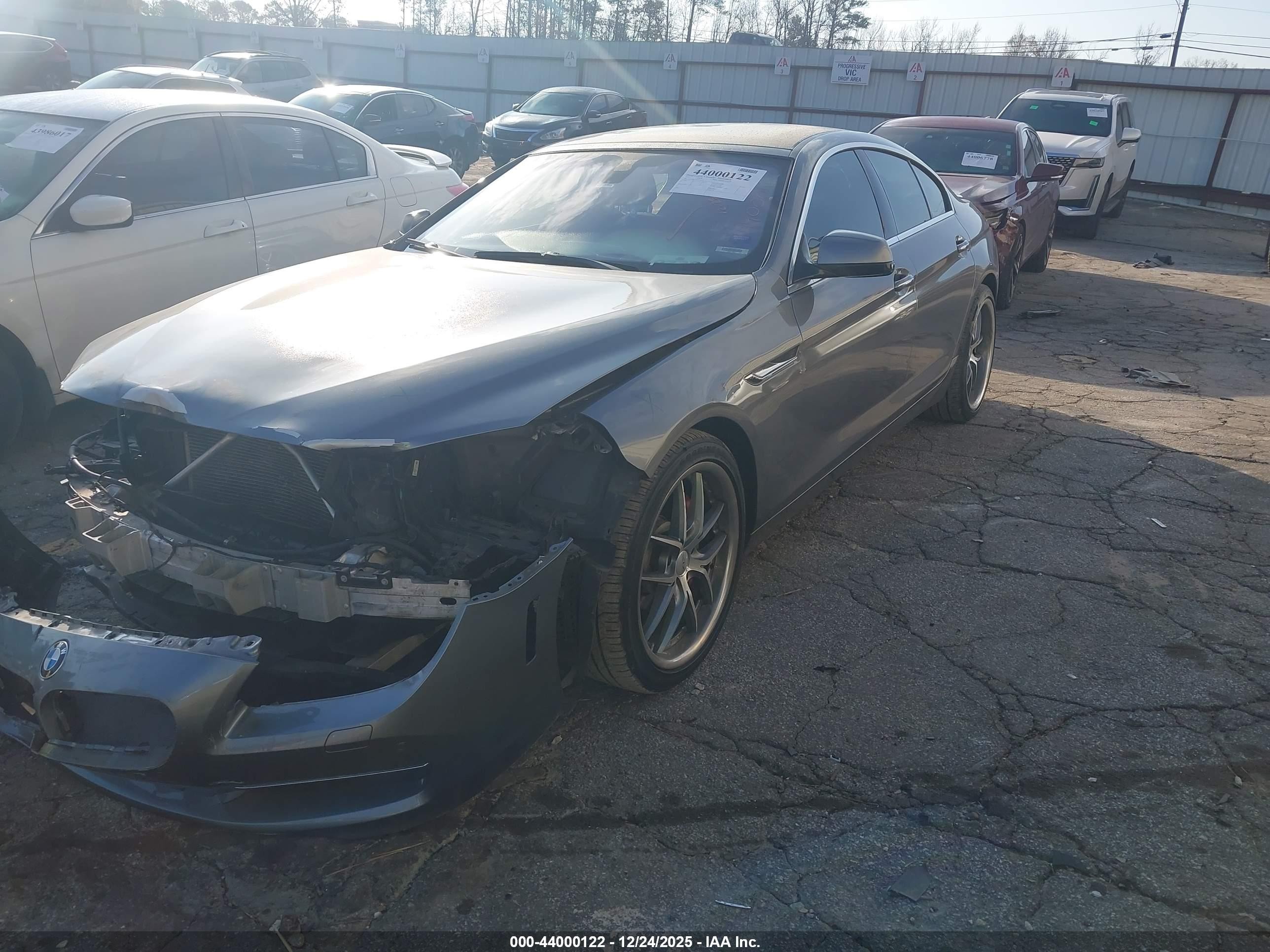 2015 Bmw 640i Gran Coupe Xdrive Gray vin: WBA6B8C58FD453579