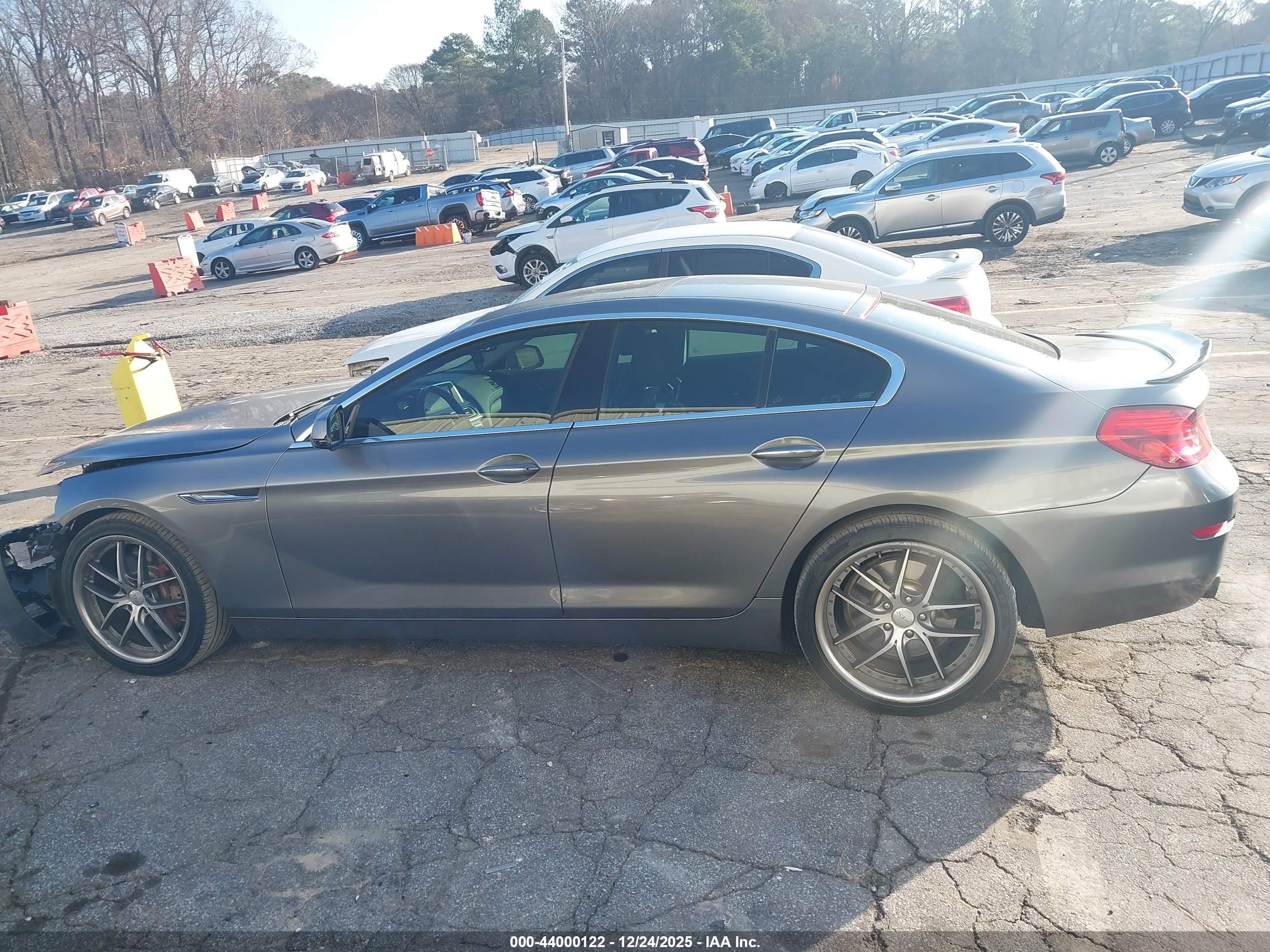 2015 Bmw 640i Gran Coupe Xdrive Gray vin: WBA6B8C58FD453579