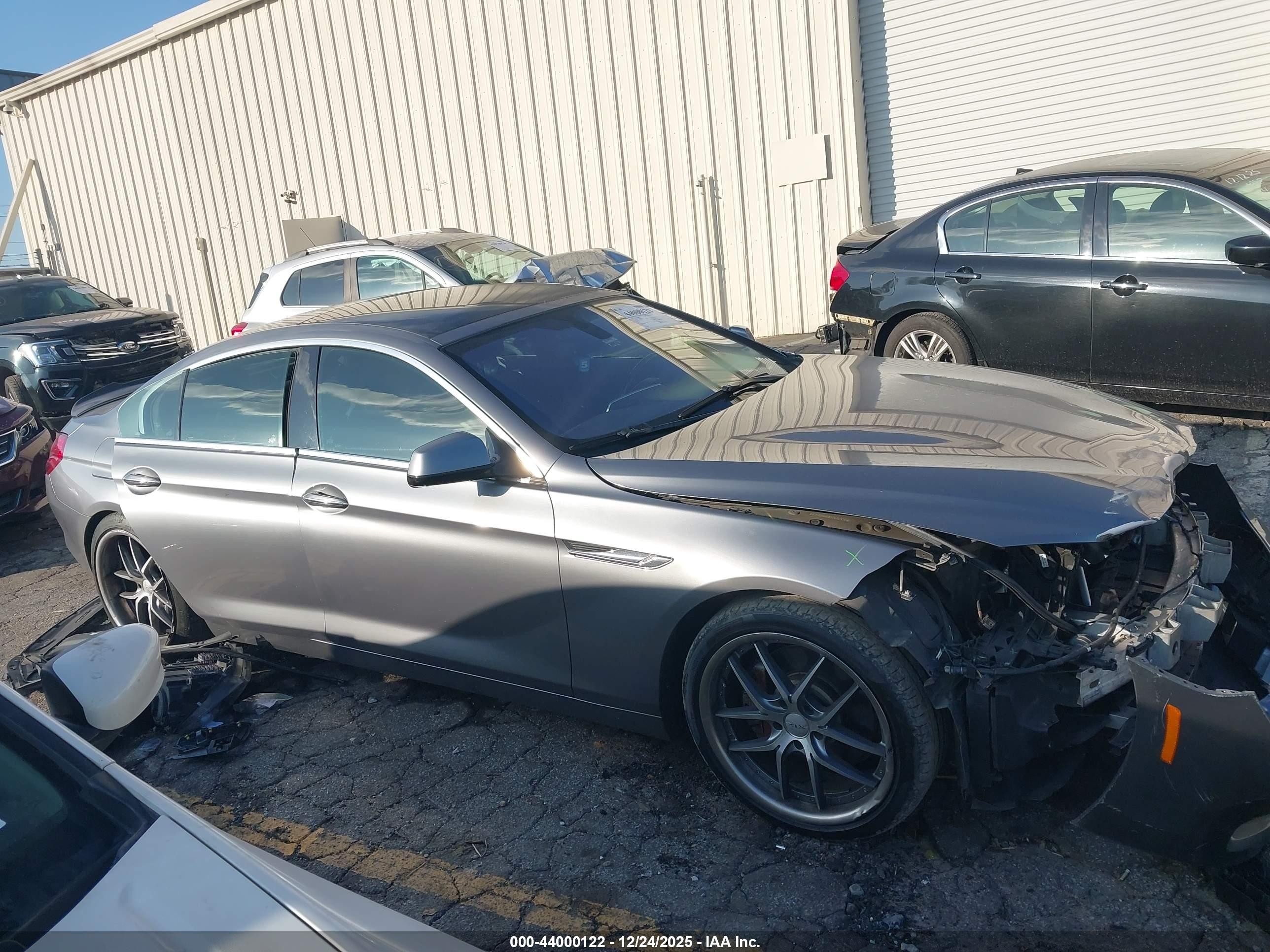 2015 Bmw 640i Gran Coupe Xdrive Gray vin: WBA6B8C58FD453579