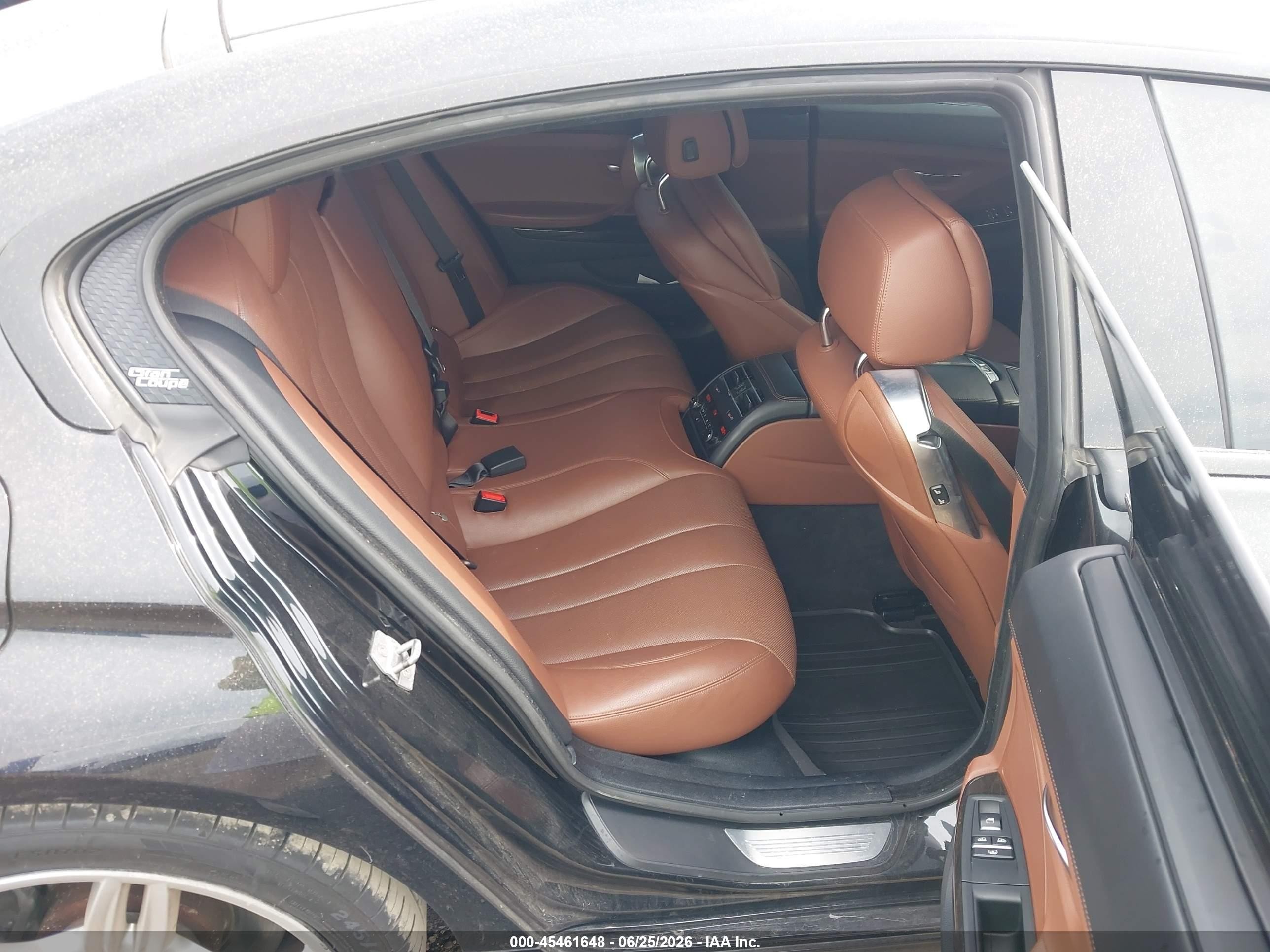 2015 Bmw 640i Gran Coupe Xdrive Черный vin: WBA6B8C59FD452991