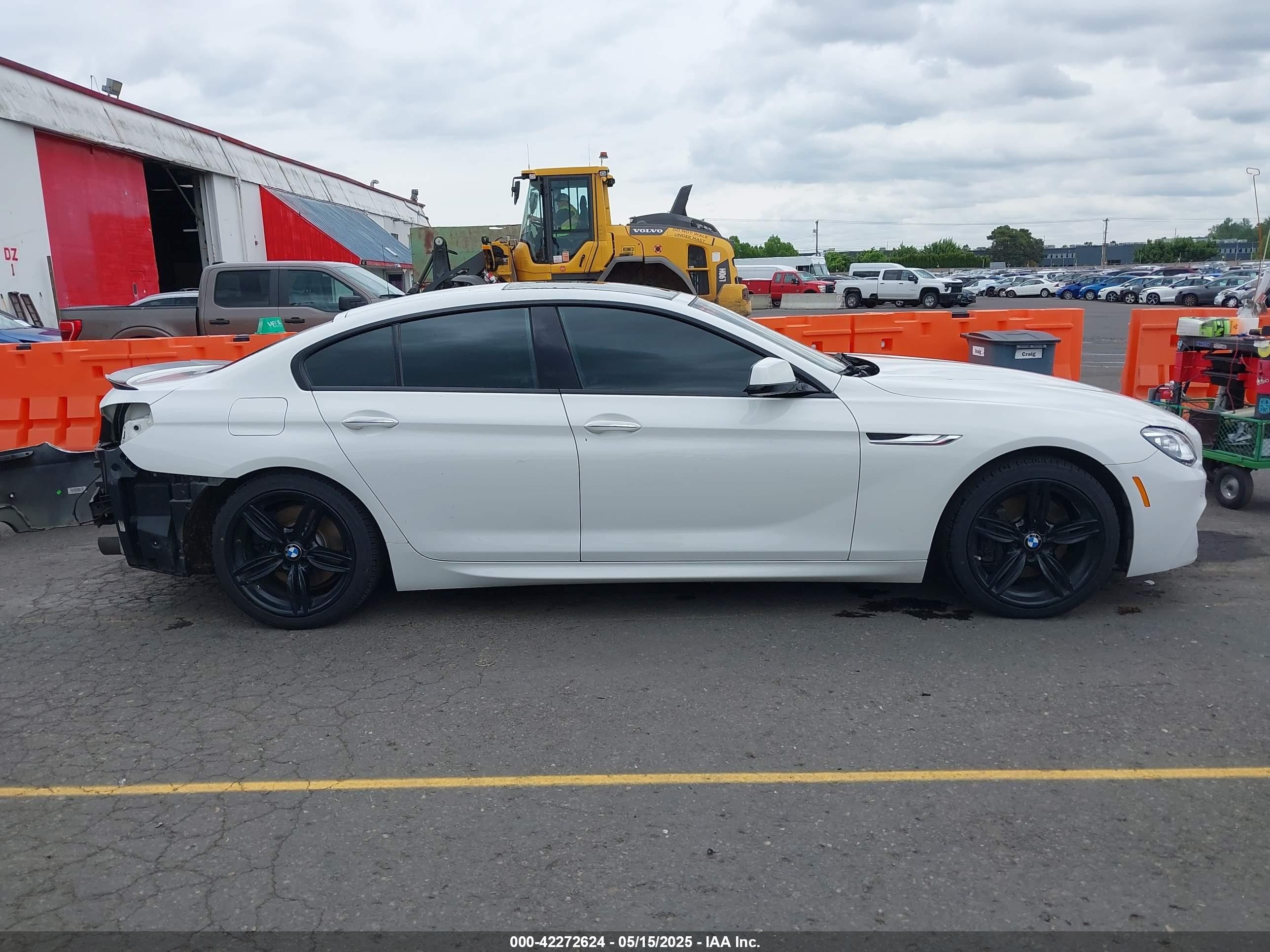 2014 Bmw 640i Gran Coupe Xdrive White vin: WBA6B8C5XED452755