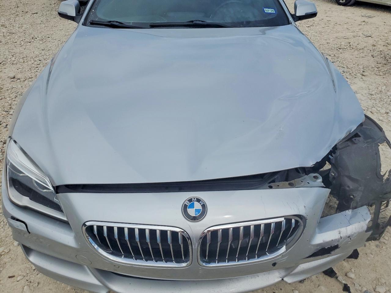 2018 Bmw 640 I Gran Coupe Silver vin: WBA6D0C51JG639984
