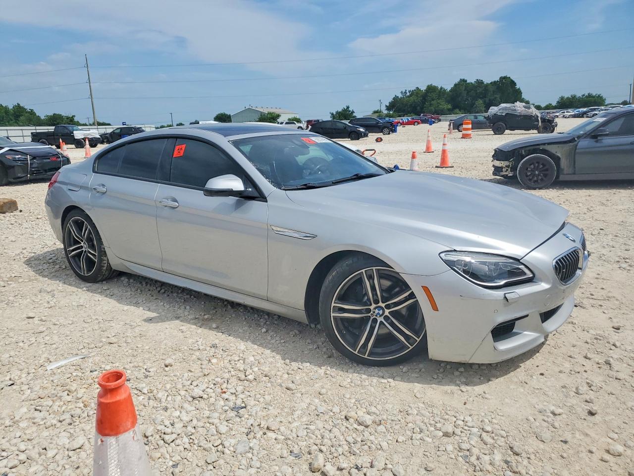 2018 Bmw 640 I Gran Coupe Silver vin: WBA6D0C51JG639984