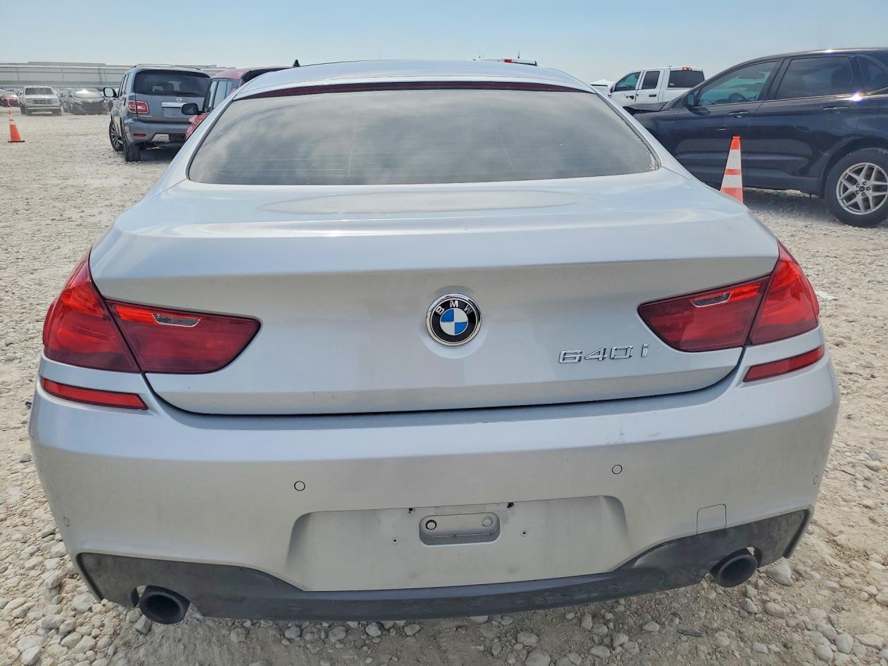2018 Bmw 640 I Gran Coupe Silver vin: WBA6D0C51JG639984