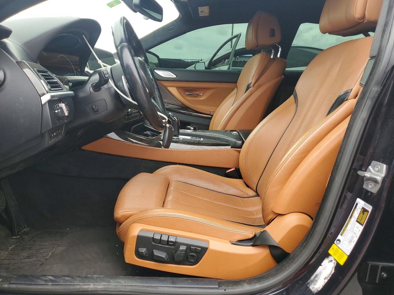 2017 Bmw 650 I Gran Coupe Black vin: WBA6D4C52HD977767