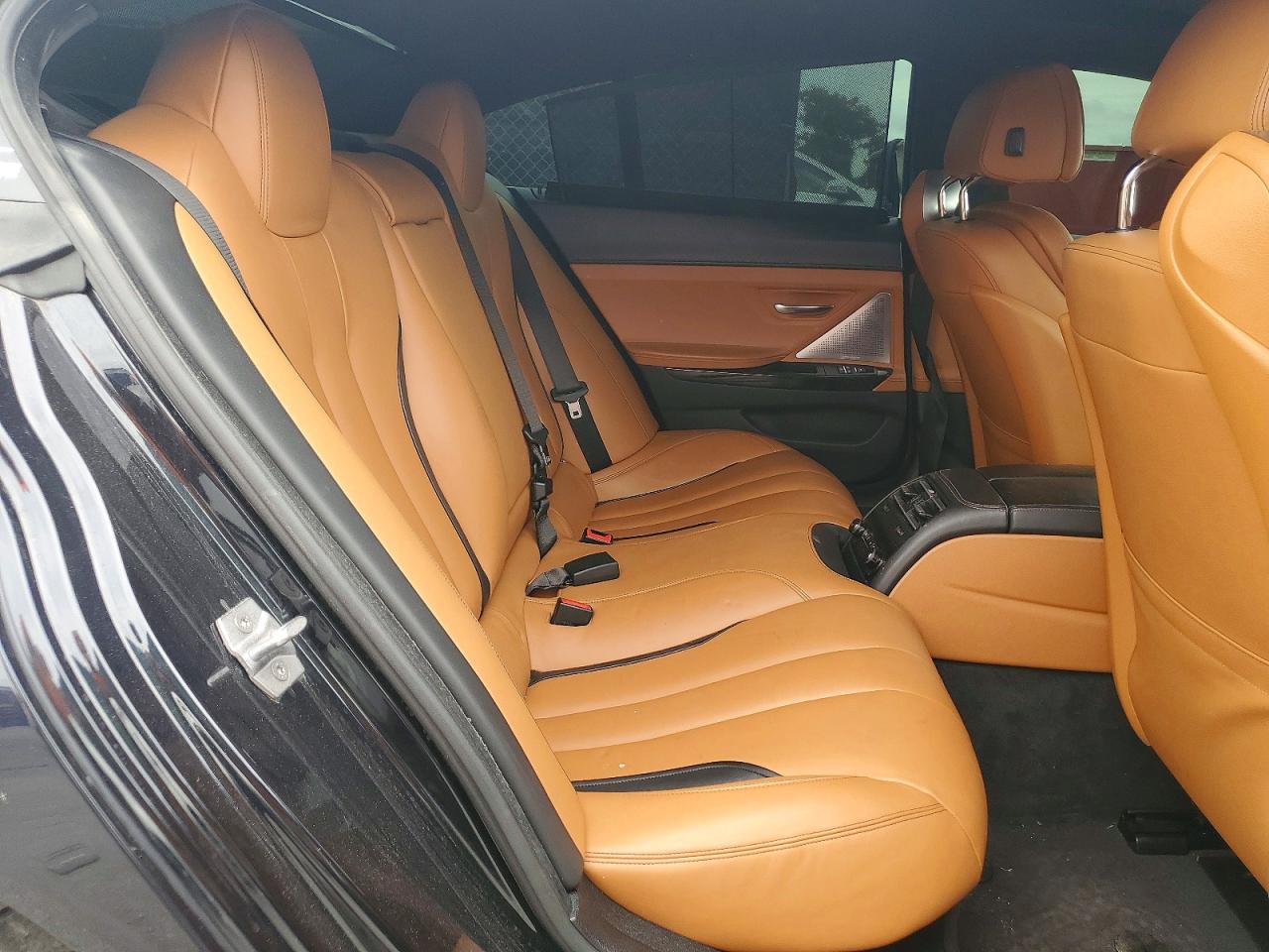 2017 Bmw 650 I Gran Coupe Black vin: WBA6D4C52HD977767