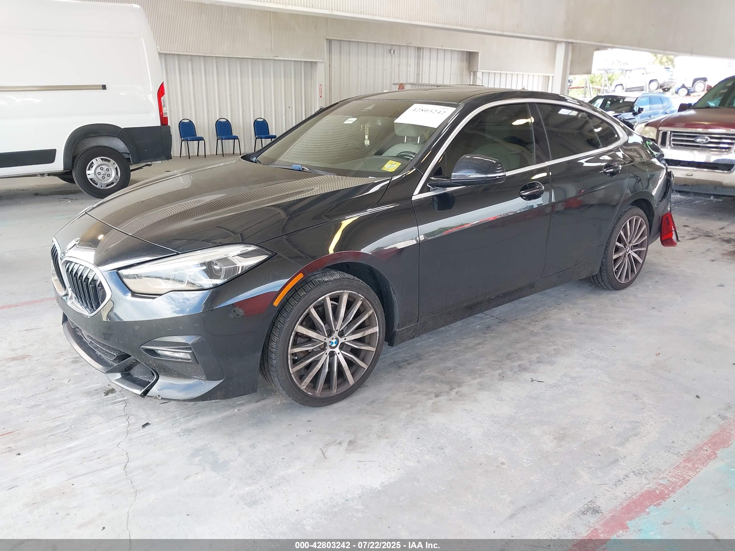 2020 Bmw 228i Gran Coupe Xdrive Black vin: WBA73AK01L7F57388