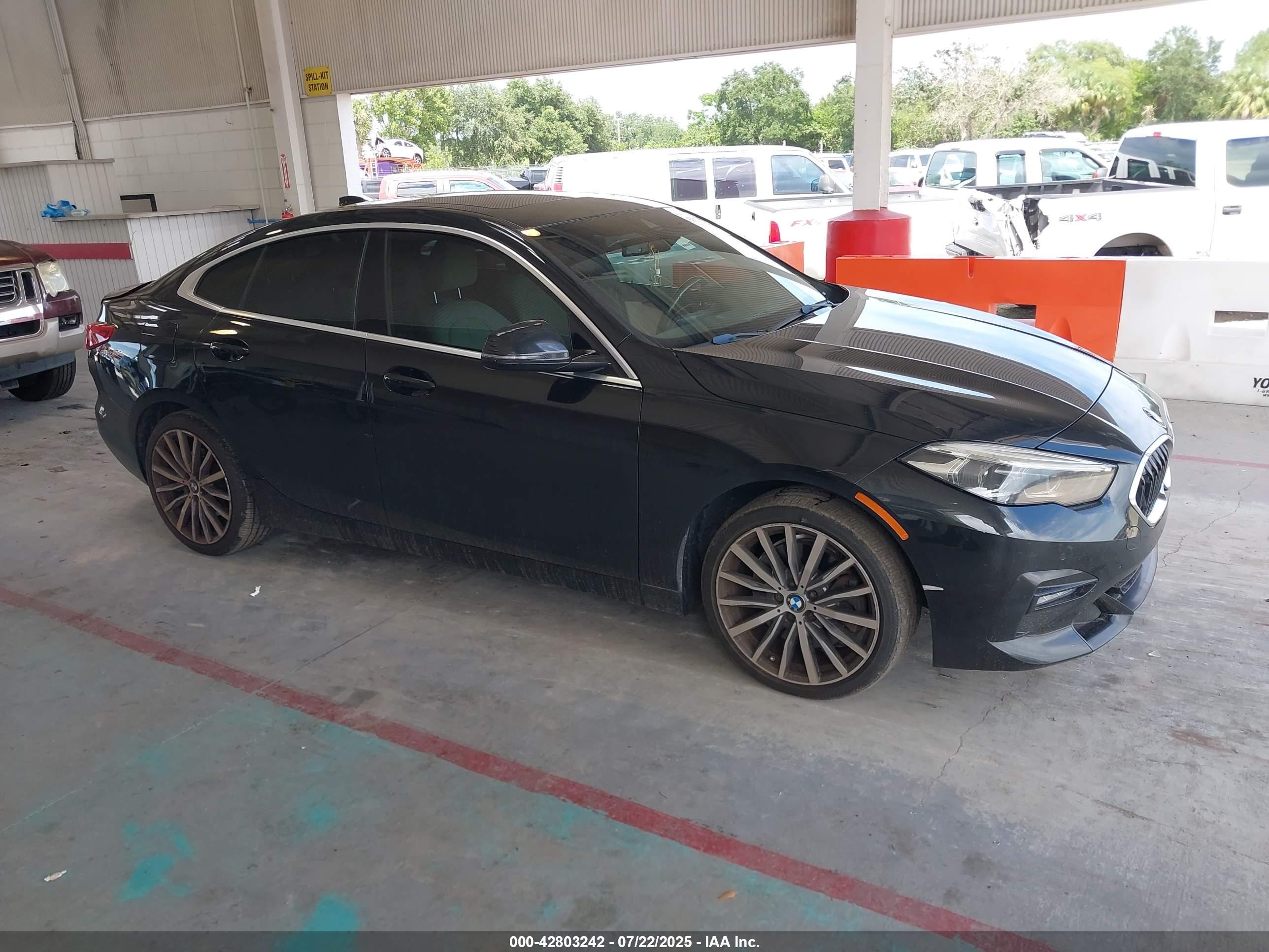2020 Bmw 228i Gran Coupe Xdrive Black vin: WBA73AK01L7F57388