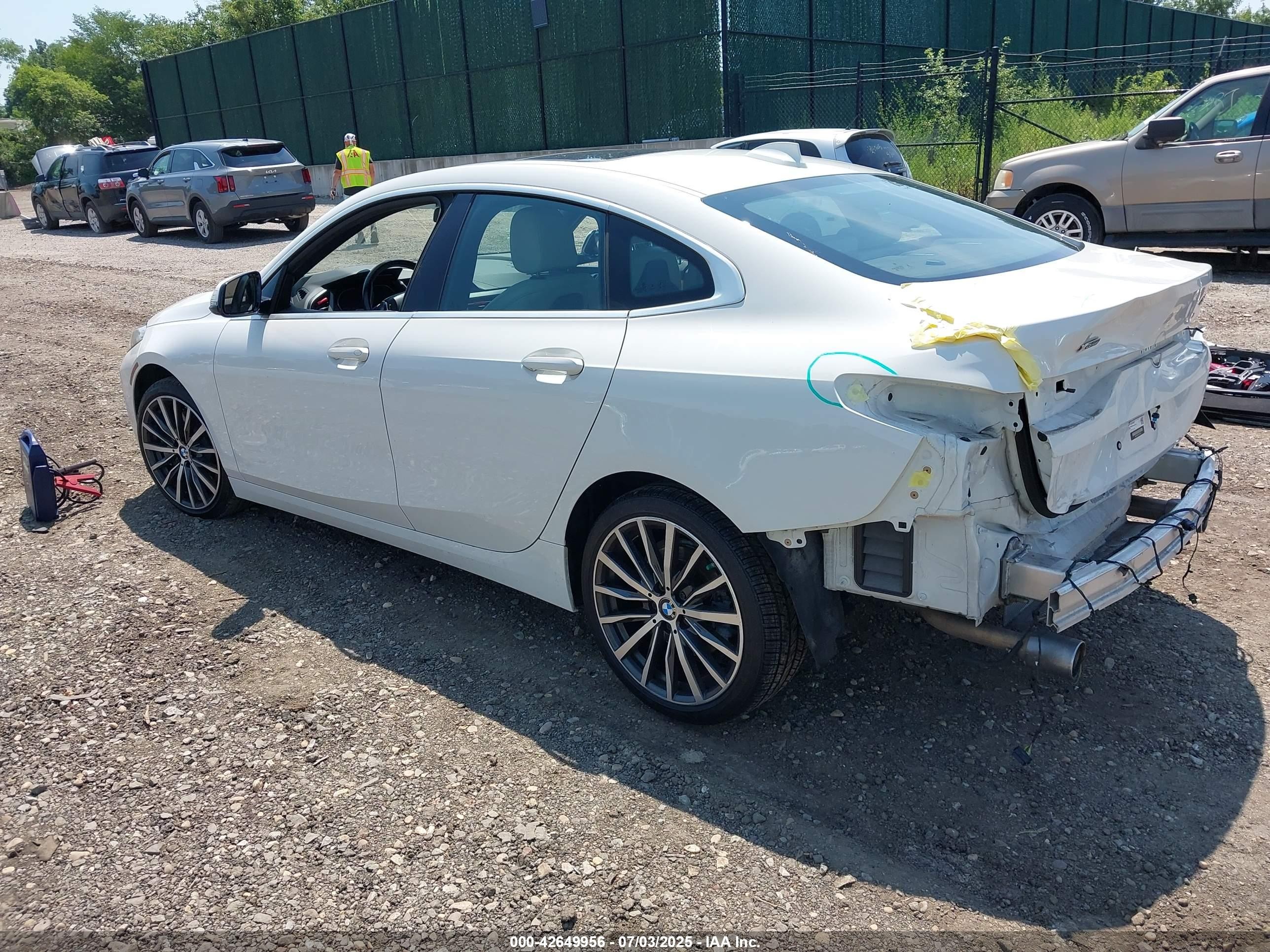 2021 Bmw 228i Gran Coupe Xdrive White vin: WBA73AK01M7G55452
