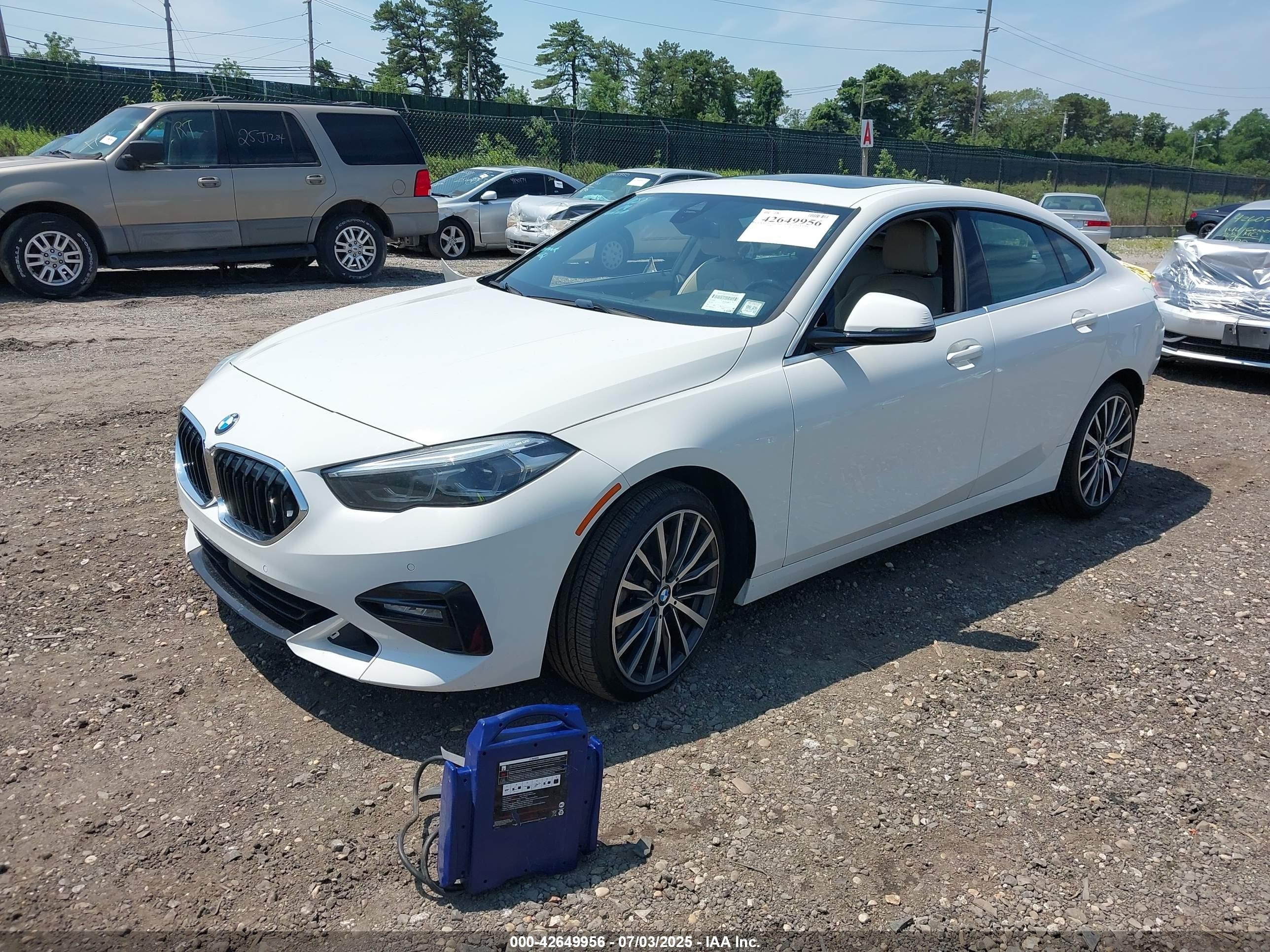 2021 Bmw 228i Gran Coupe Xdrive White vin: WBA73AK01M7G55452