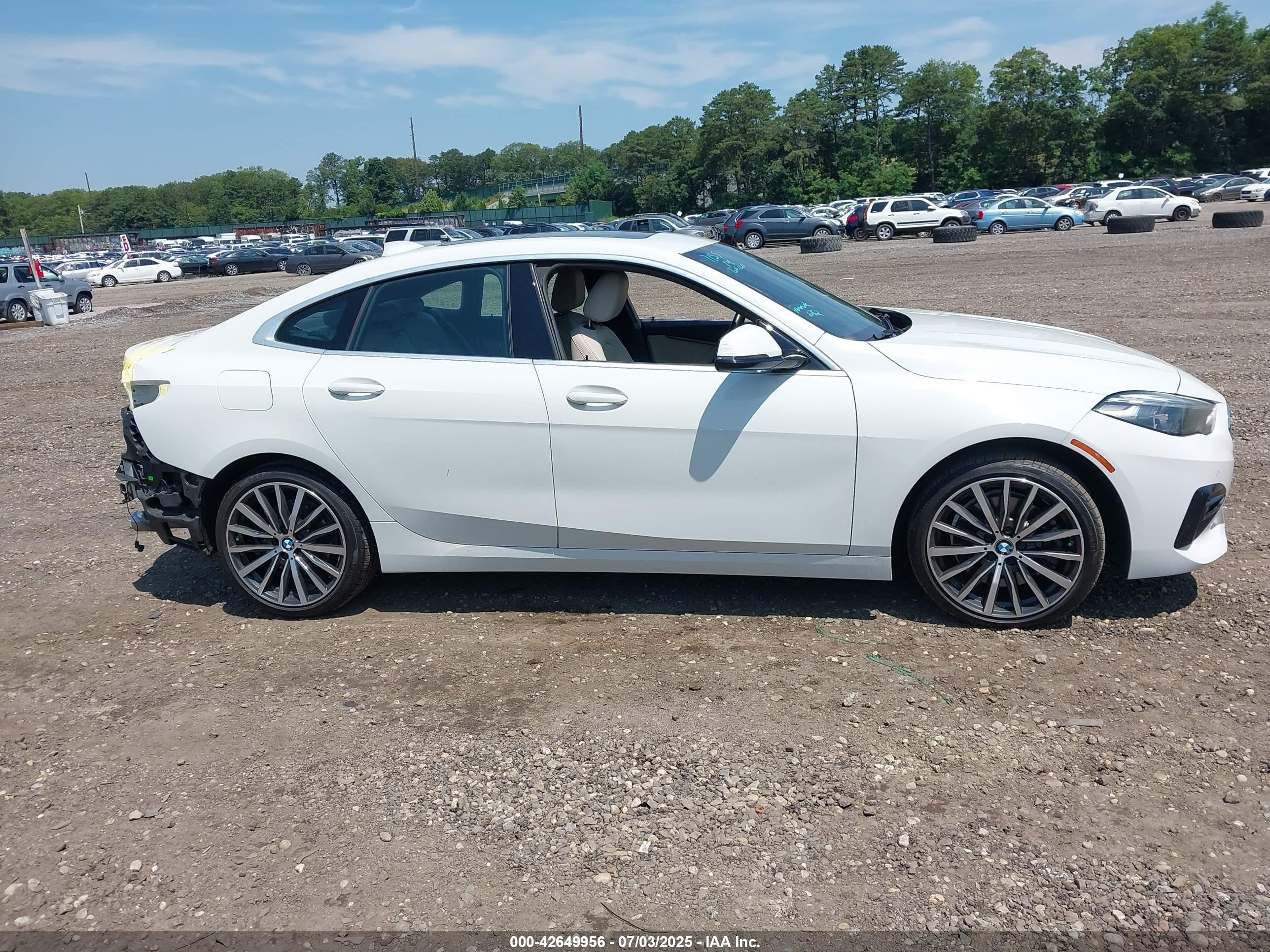 2021 Bmw 228i Gran Coupe Xdrive White vin: WBA73AK01M7G55452