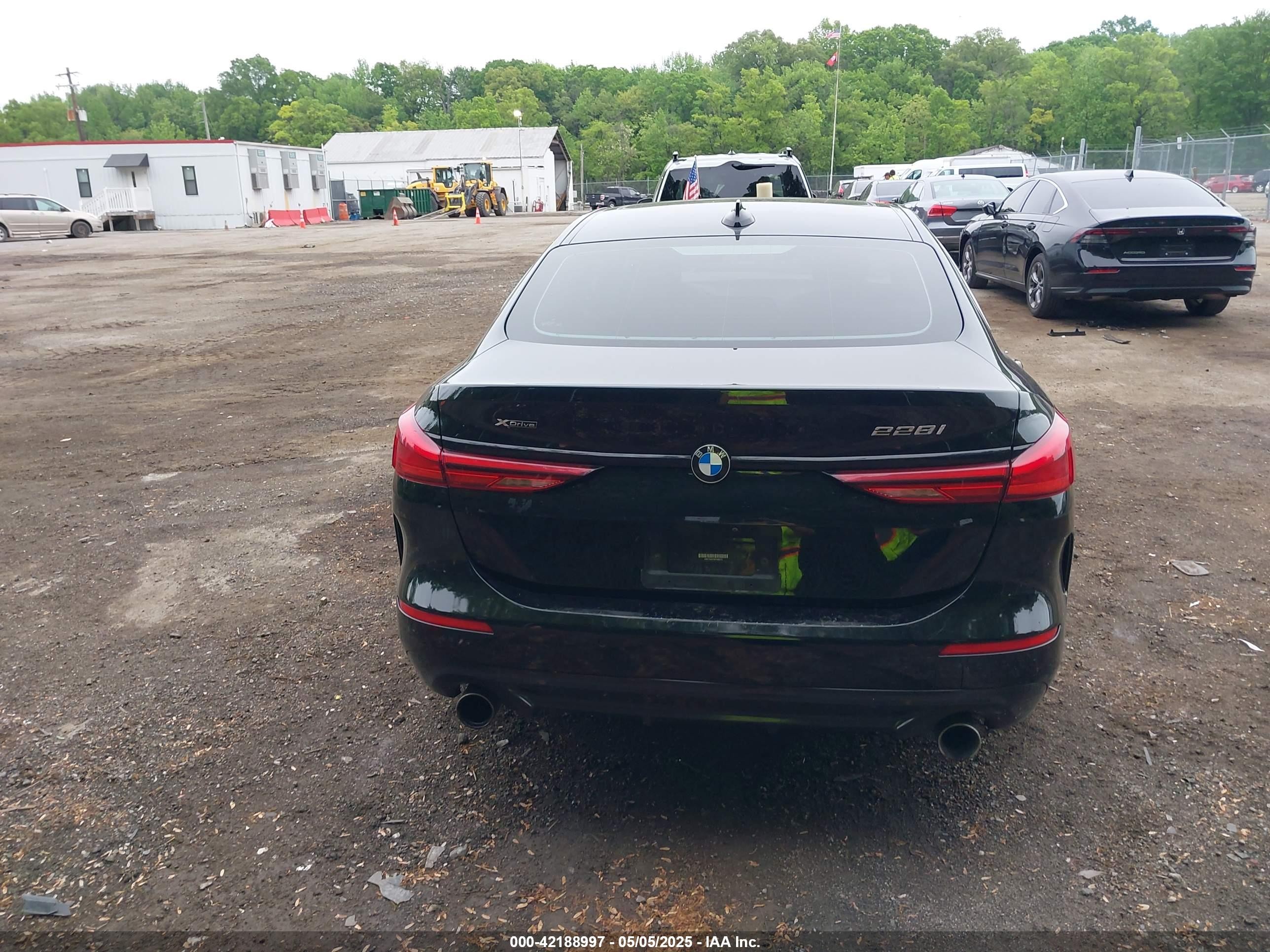 2021 Bmw 228i Gran Coupe Xdrive Black vin: WBA73AK01M7H65272