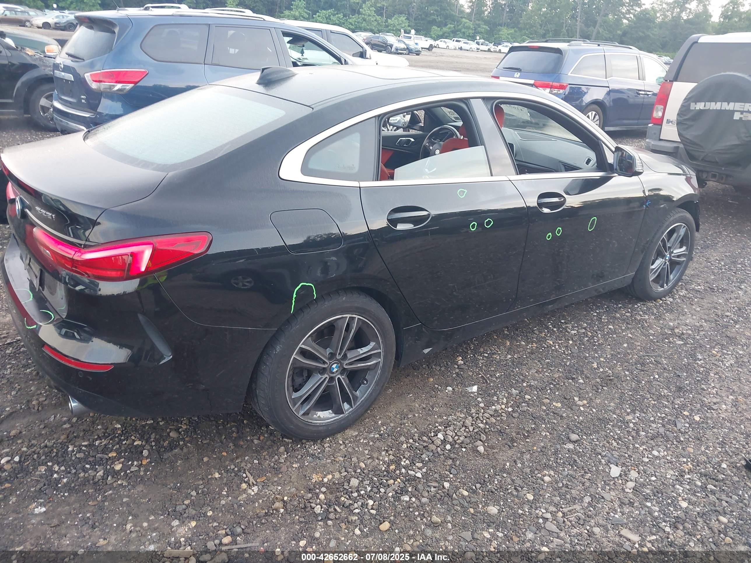 2020 Bmw 228i Gran Coupe Xdrive Черный vin: WBA73AK04L7F88361