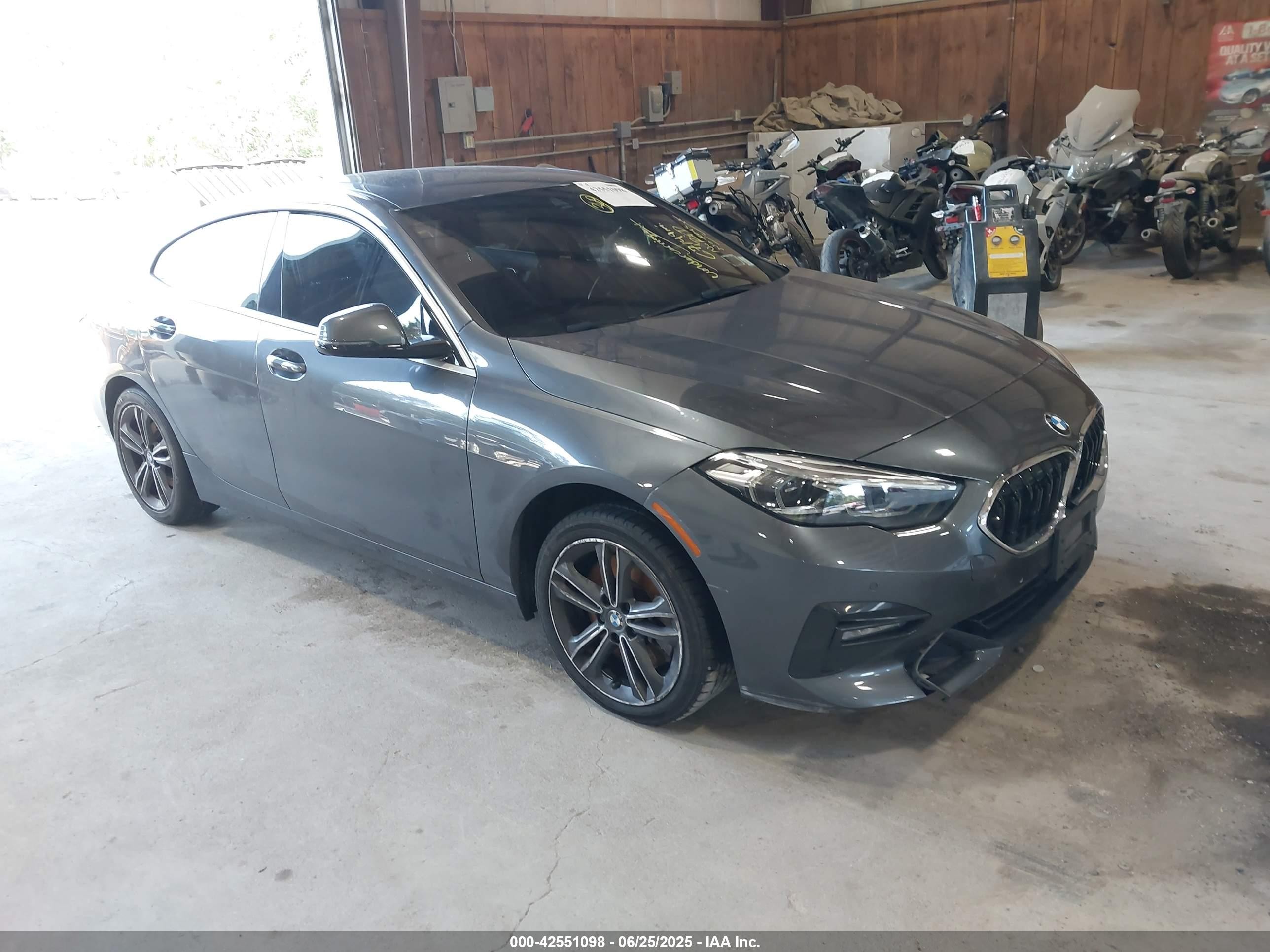 2021 Bmw 228i Gran Coupe Xdrive Gray vin: WBA73AK04M7G95024