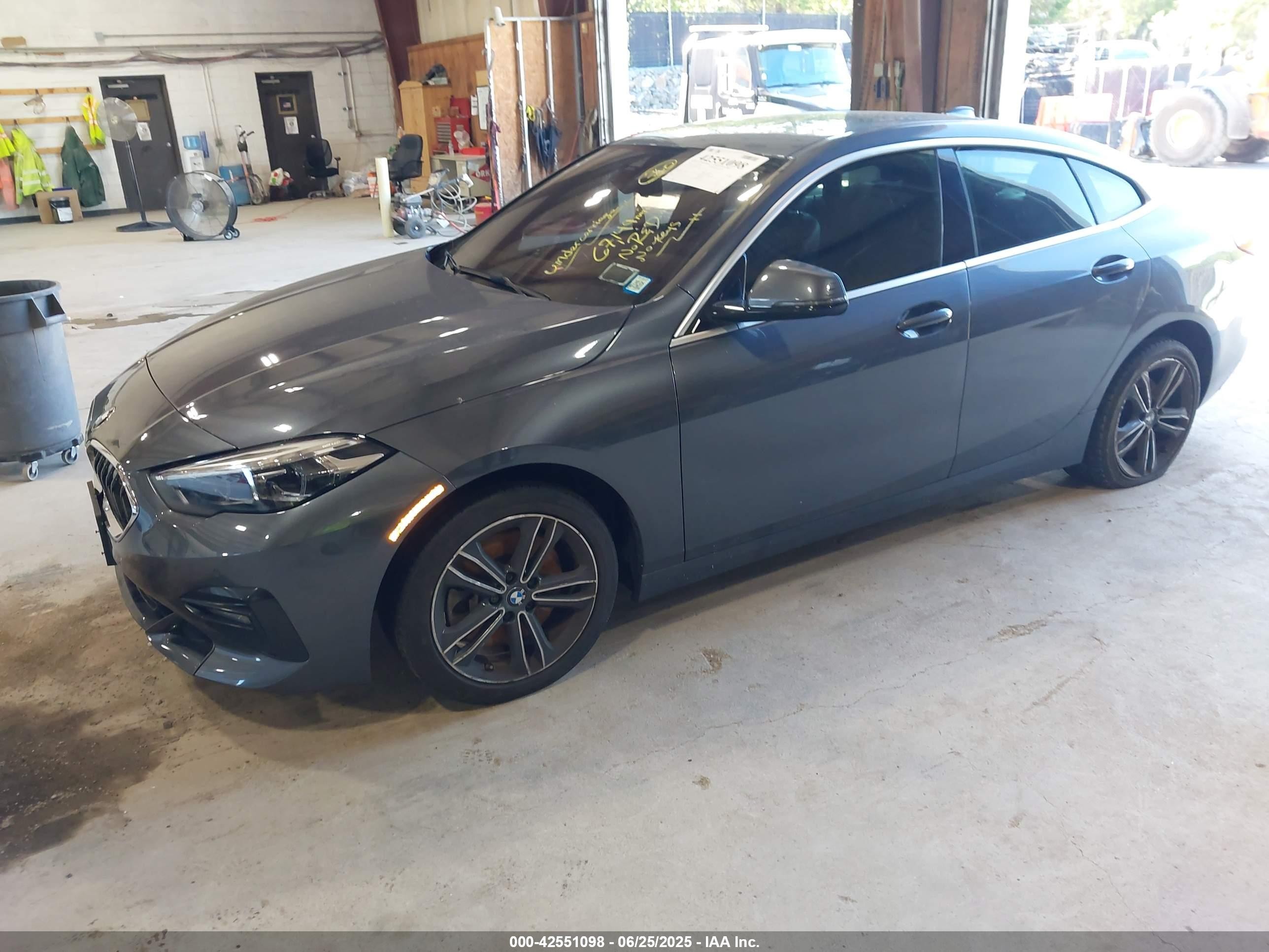 2021 Bmw 228i Gran Coupe Xdrive Gray vin: WBA73AK04M7G95024