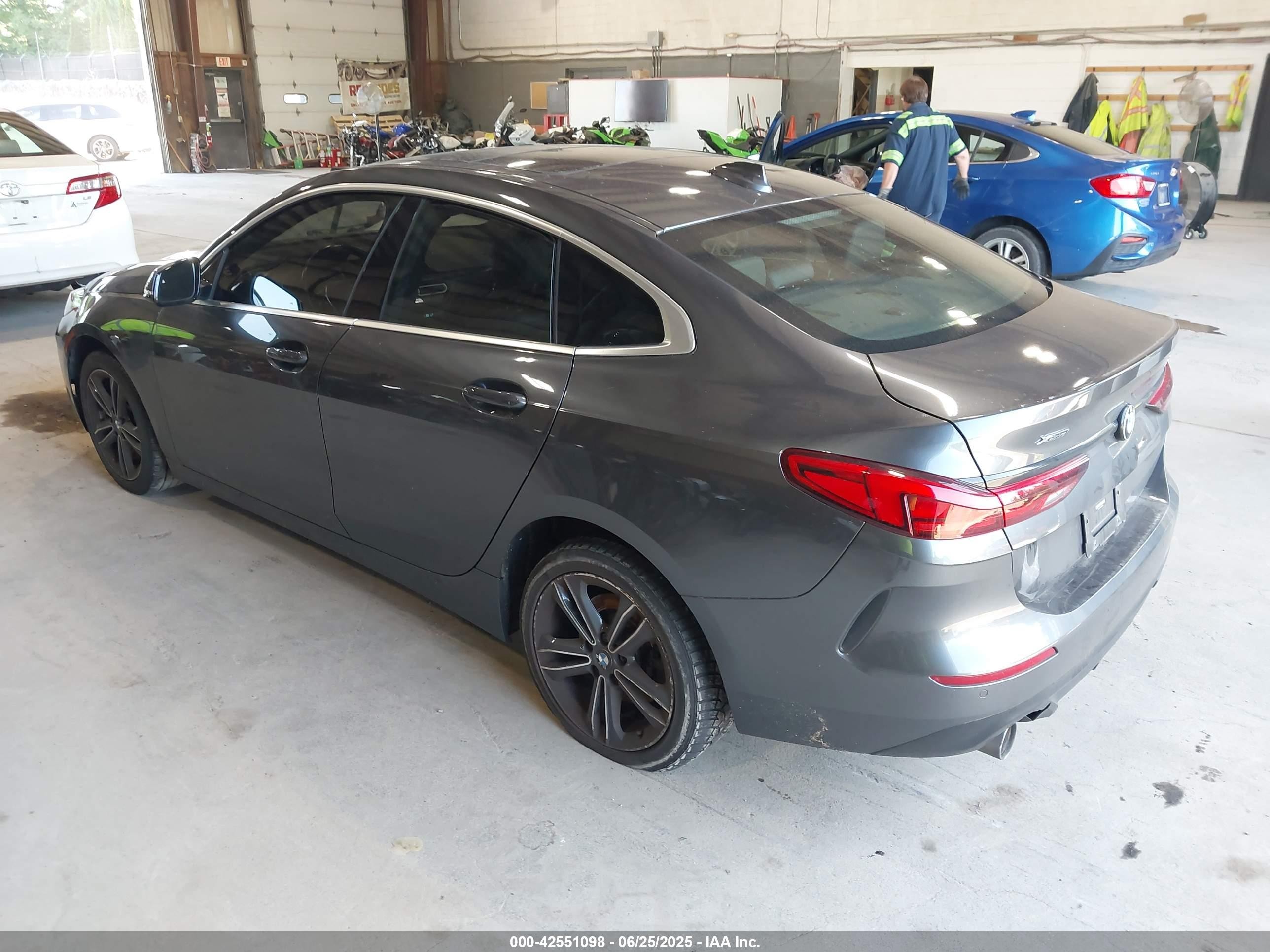 2021 Bmw 228i Gran Coupe Xdrive Gray vin: WBA73AK04M7G95024